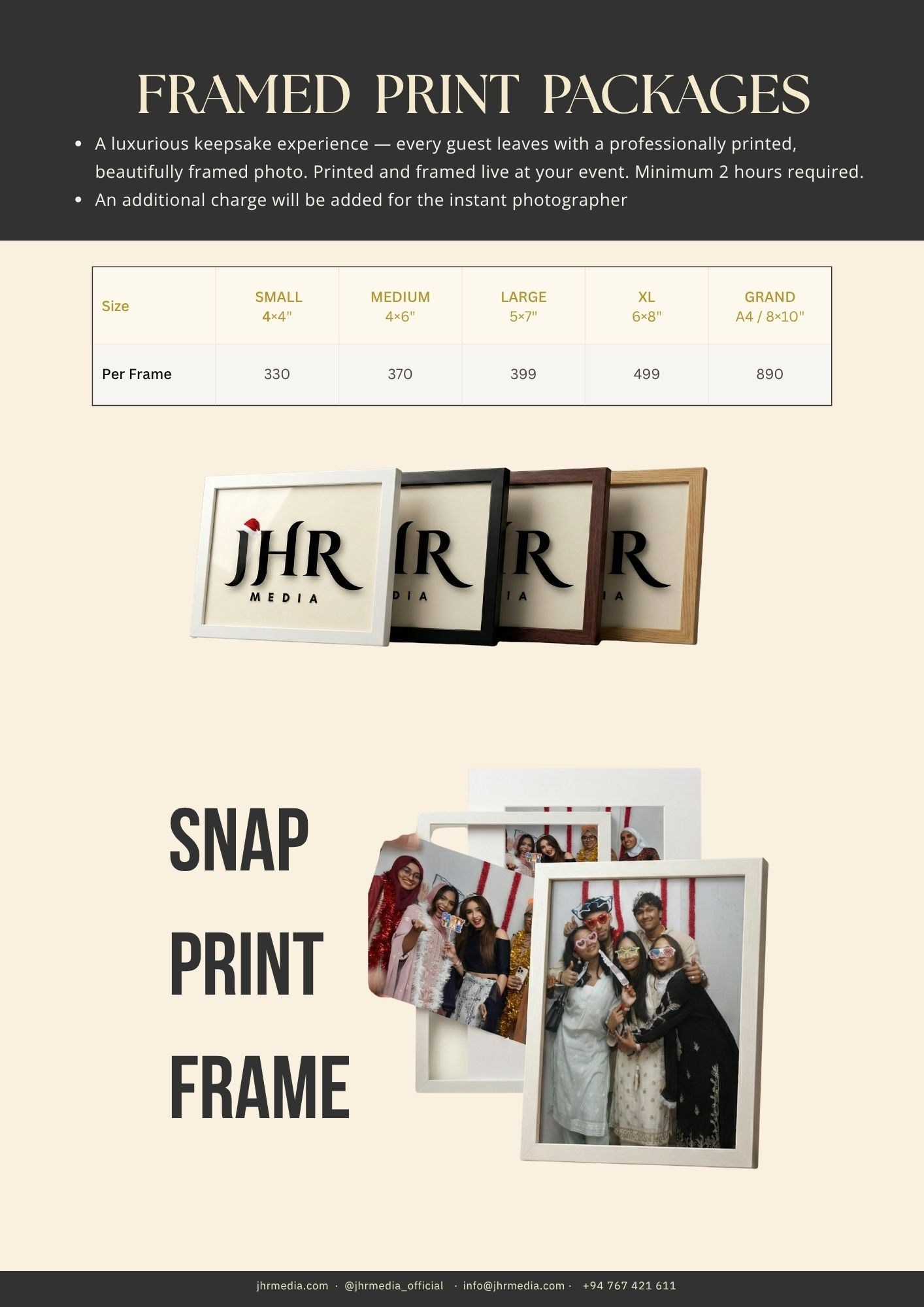 Instant Photographer. JHR