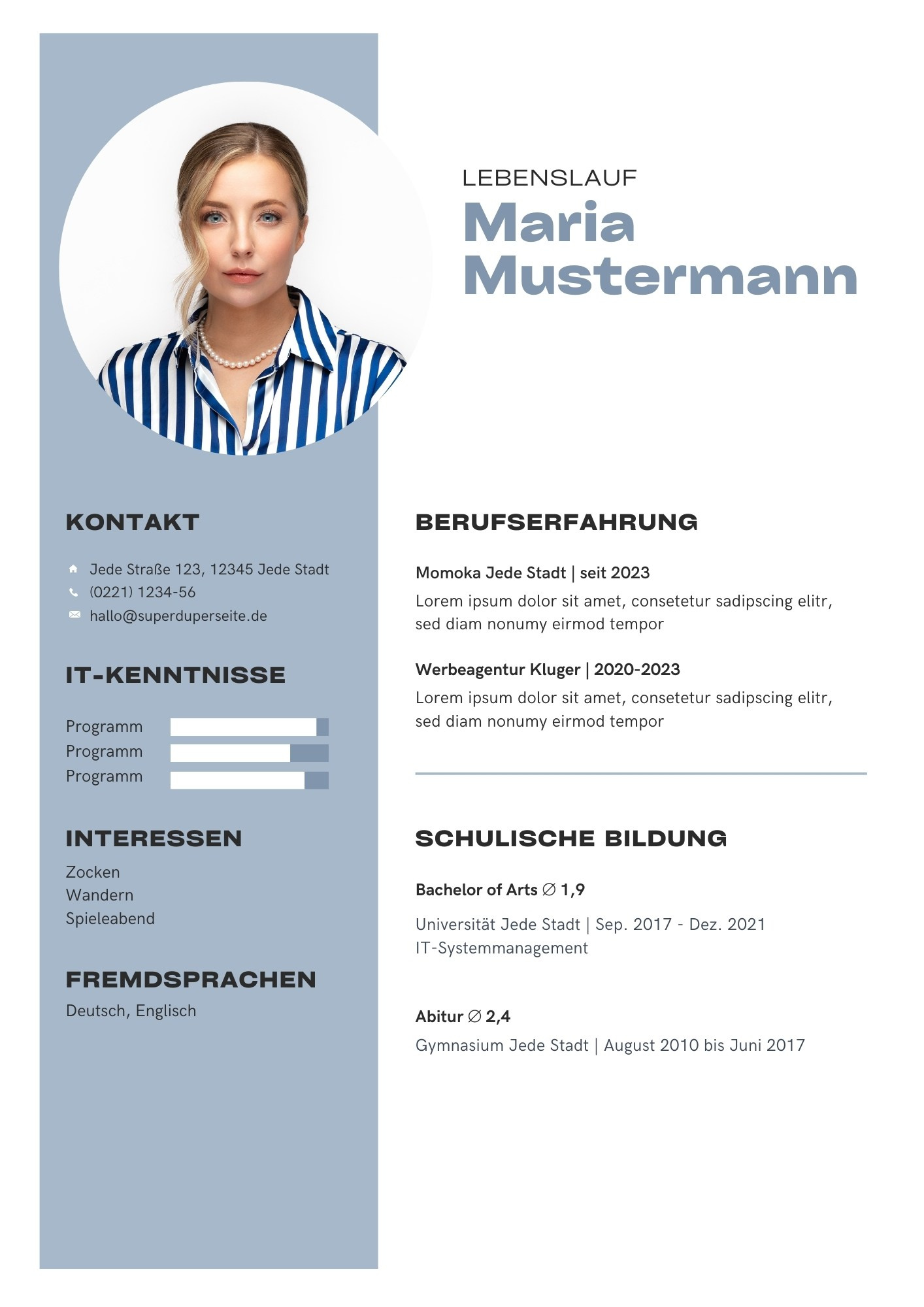 Bewerbungsfoto Hockenheim - Professioneller Lebenslauf mit Bewerbungsbild - LAV Fotostudio