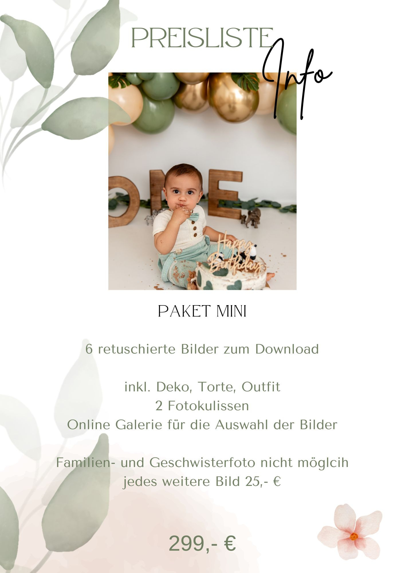 Smash the Cake Fotoshooting Preise. Baby- und Familienfotografin in Iserlohn Swetlana Benner