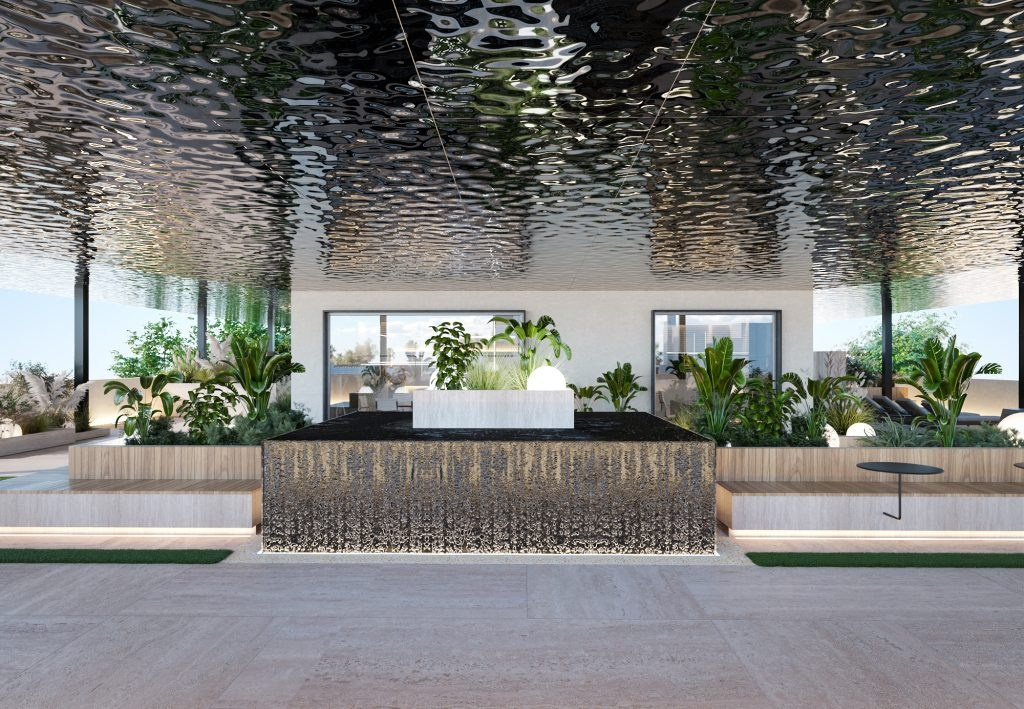 ROOF FLOOR MEDICAL CLINIC IN DUBAI. Interior Design & 3D Rendering | Alena Bulataya Design Buro