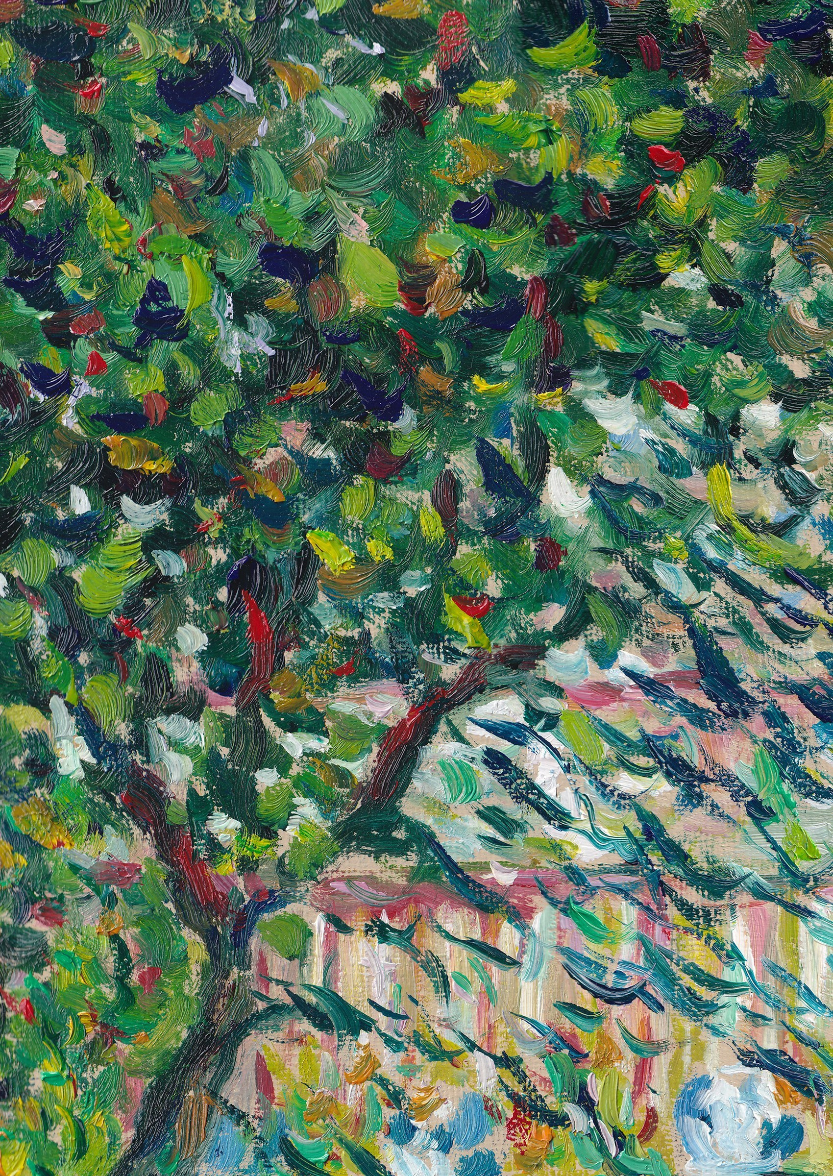 « Garden at Vétheuil » by Claude Monet. Evgeniia Bychina, painter