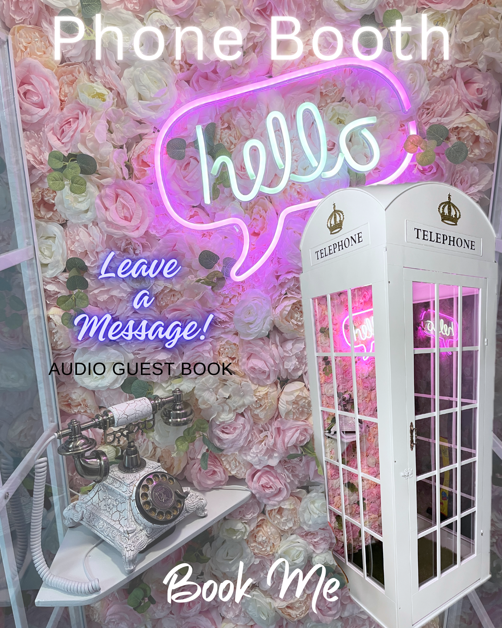 Photo Booth / Guest Audio Phone Booth. Manny Cruzado Photography