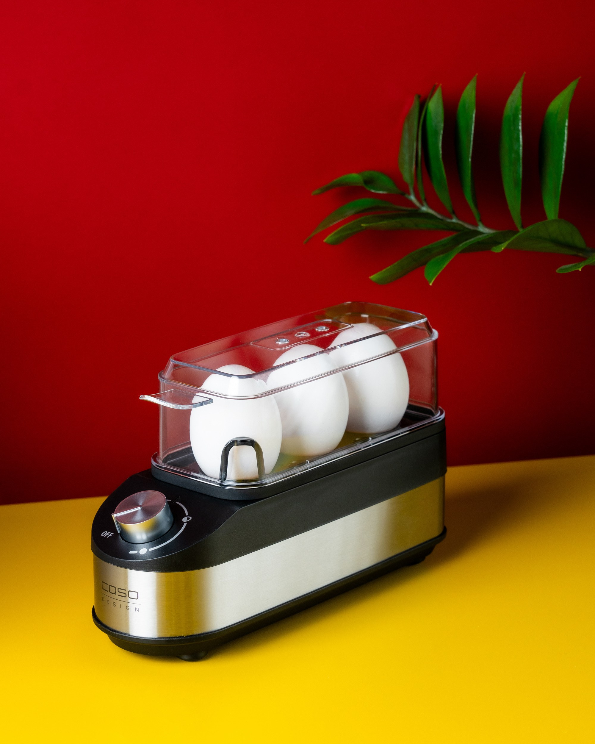 Kontrastlı iki rəngli fon üzərində çəkilmiş brend üçün fərqləndirici məhsul fotosu