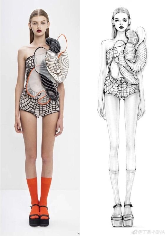 Fashion иллюстрация для начинающих