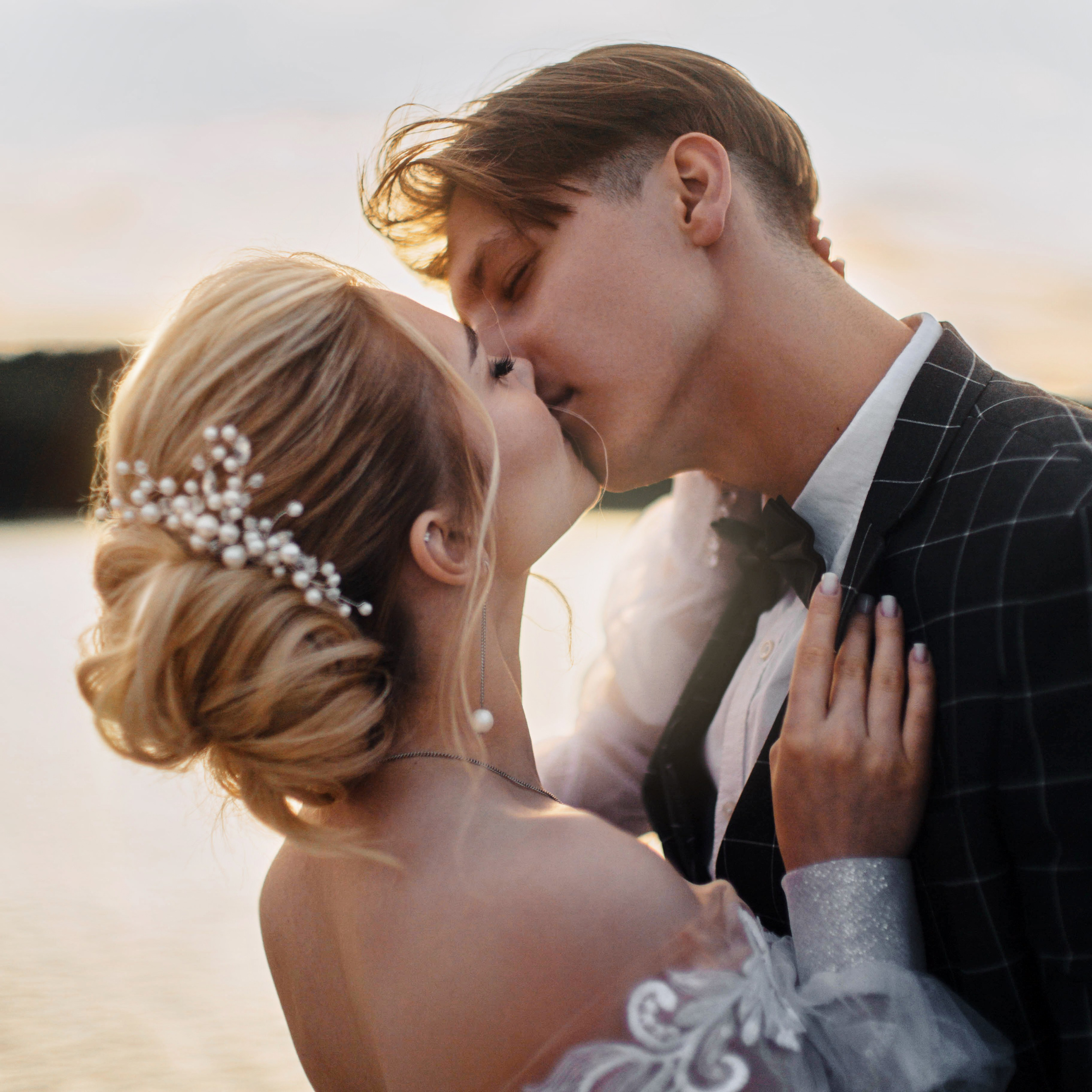 Wedding couple portrait in Costa Blanca, Altea