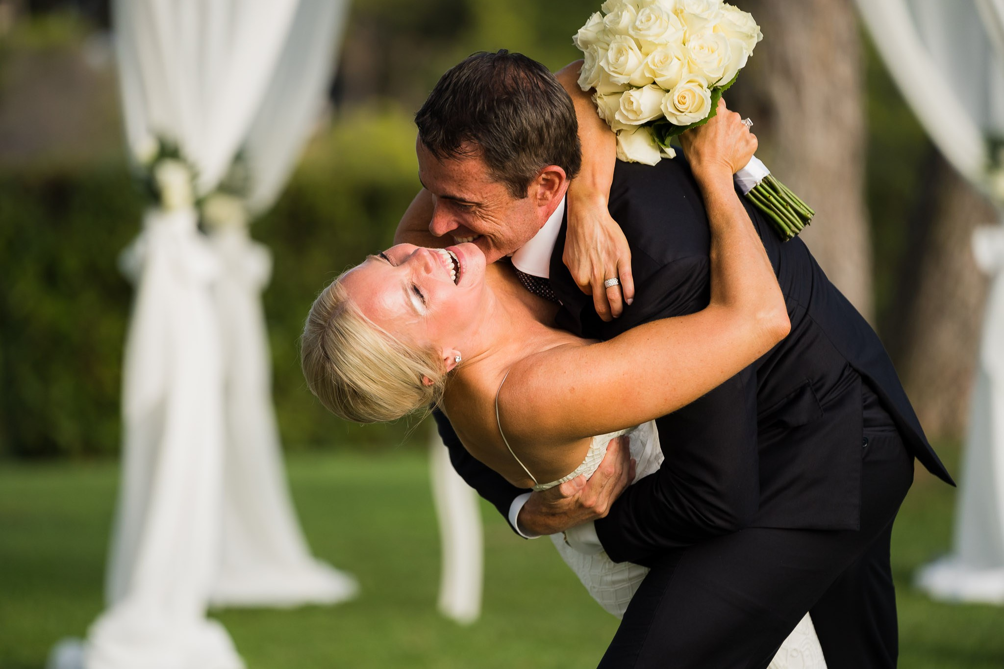Marriage is all about happiness and fun. This elopement couple had a grand moment