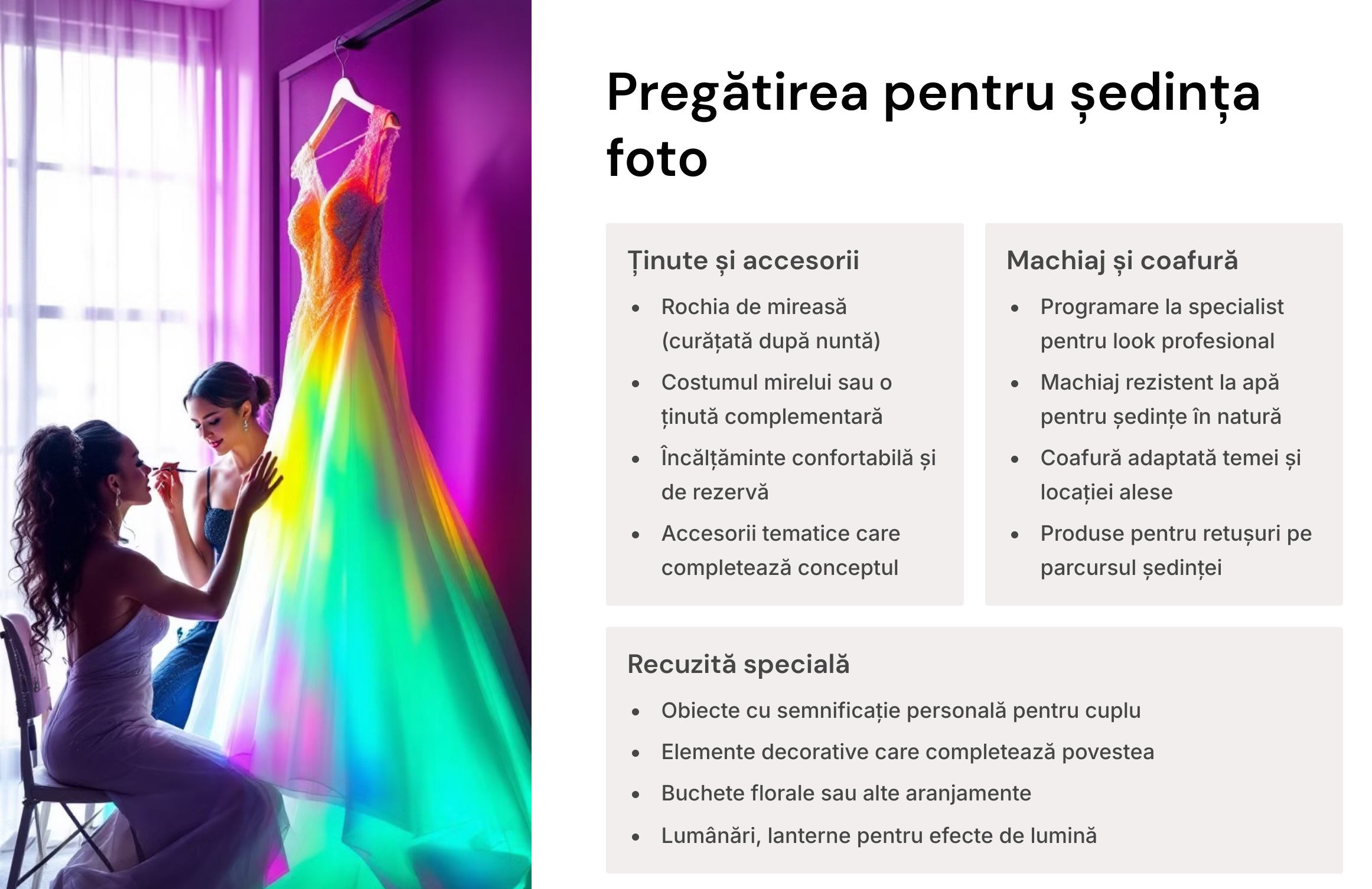 Sedinta foto „Trash the Dress”