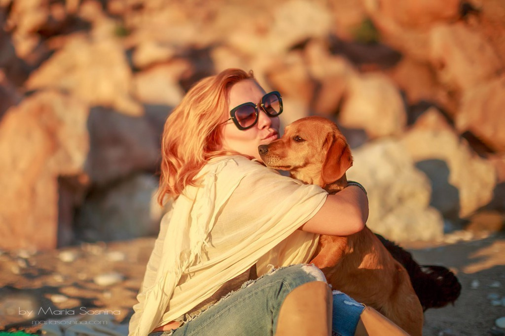Photosession on beach Kamenovo in Montenegro