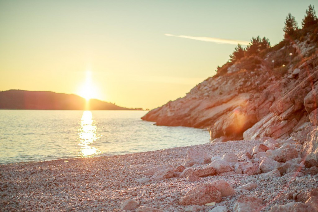Photosession on beach Kamenovo in Montenegro