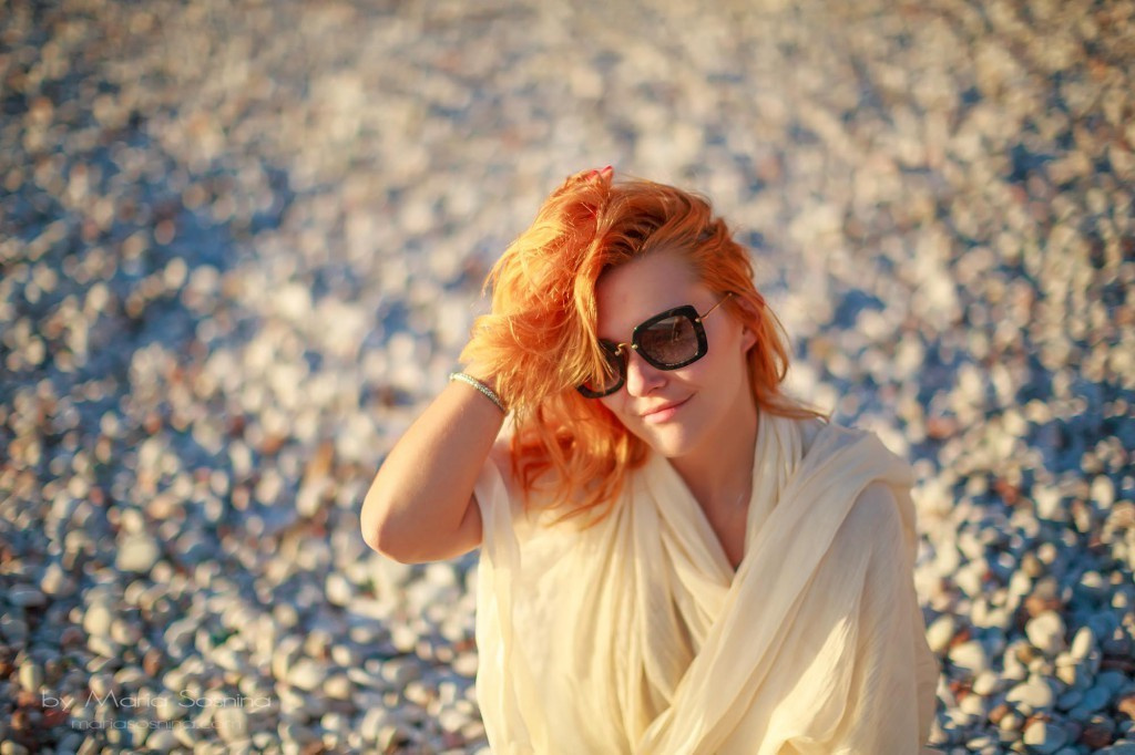 Photosession on beach Kamenovo in Montenegro