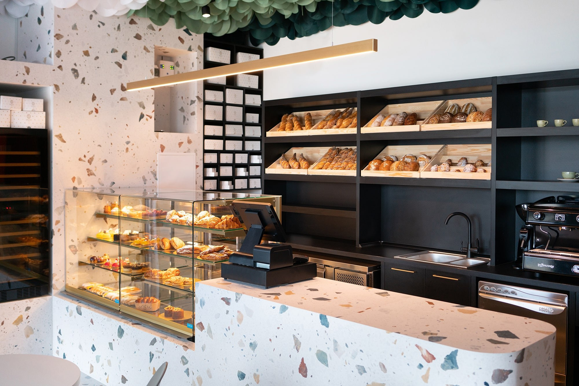 PASTRY SHOP AND BAKERY BRIOCHE BOROVAYA. Interior Design & 3D Rendering | Alena Bulataya Design Buro