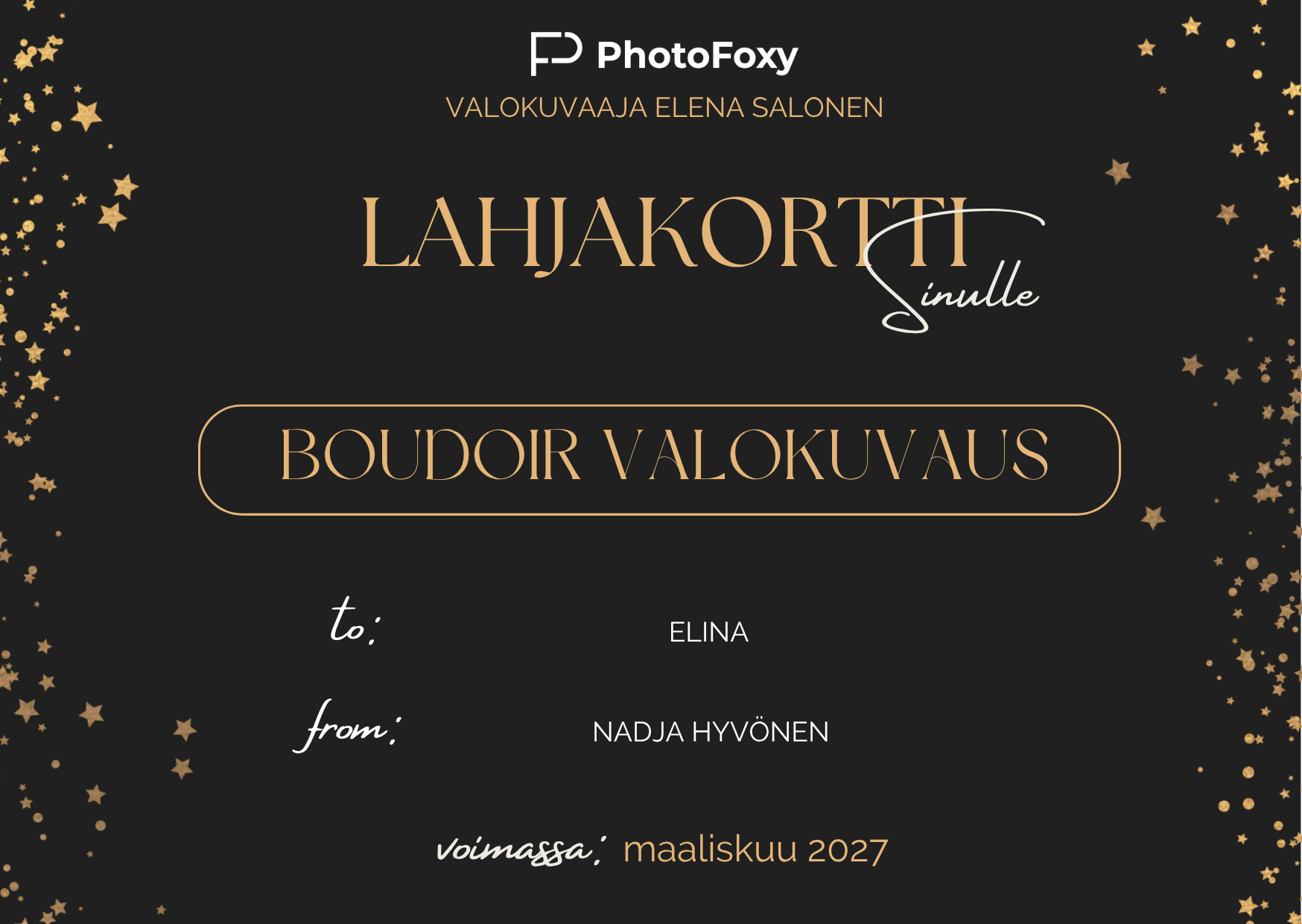 Lahjakortti