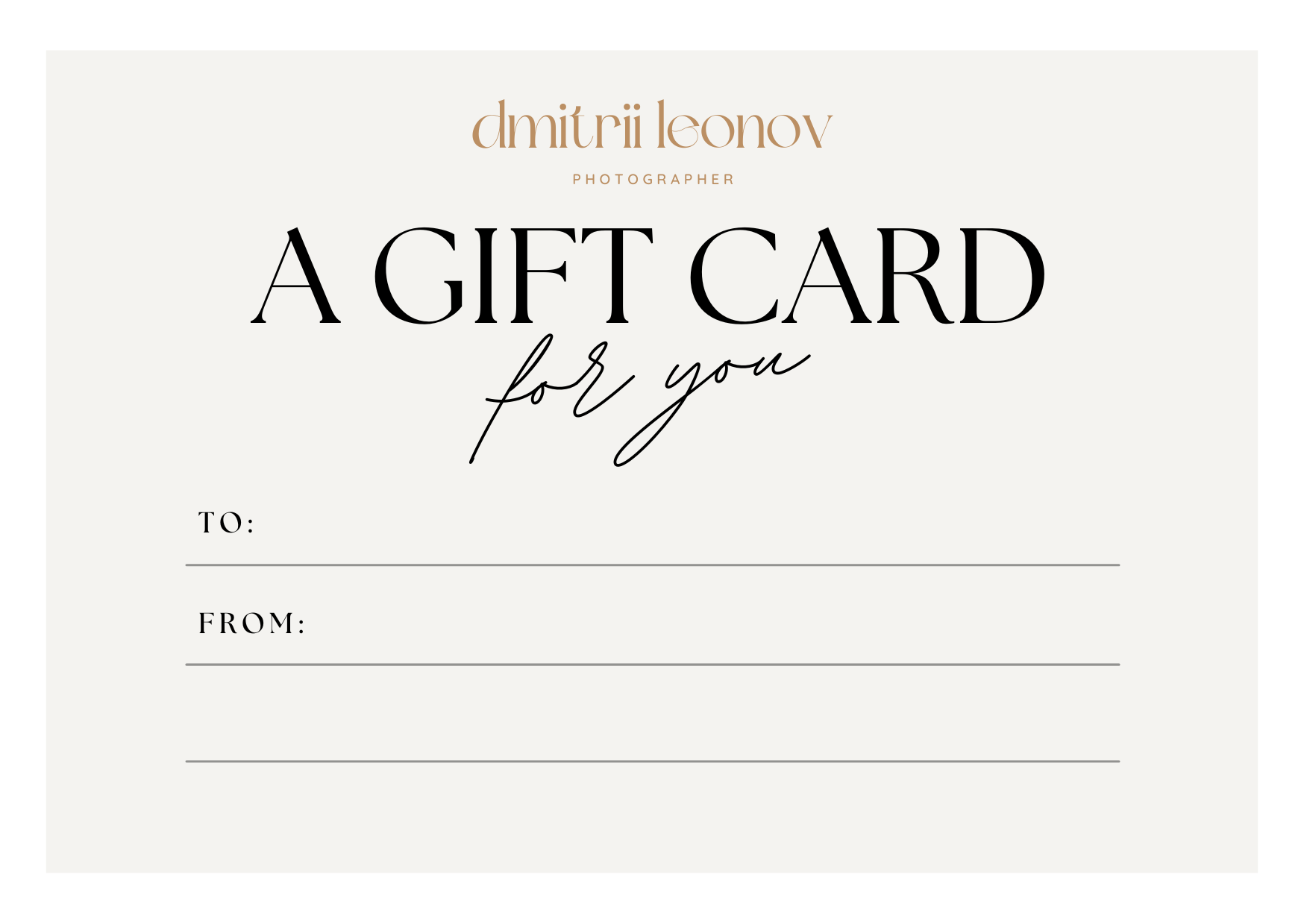 Услуги. Свадебный и портретный фотограф в Валенсии Дмитрий Леонов