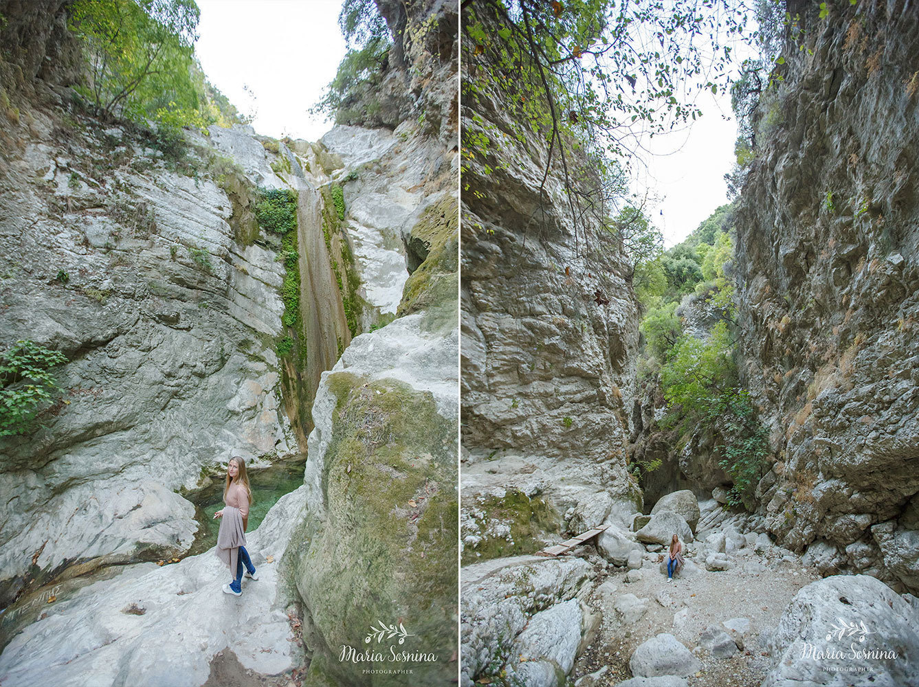 Uvirkelig solnedgang på øya Lefkada i Hellas