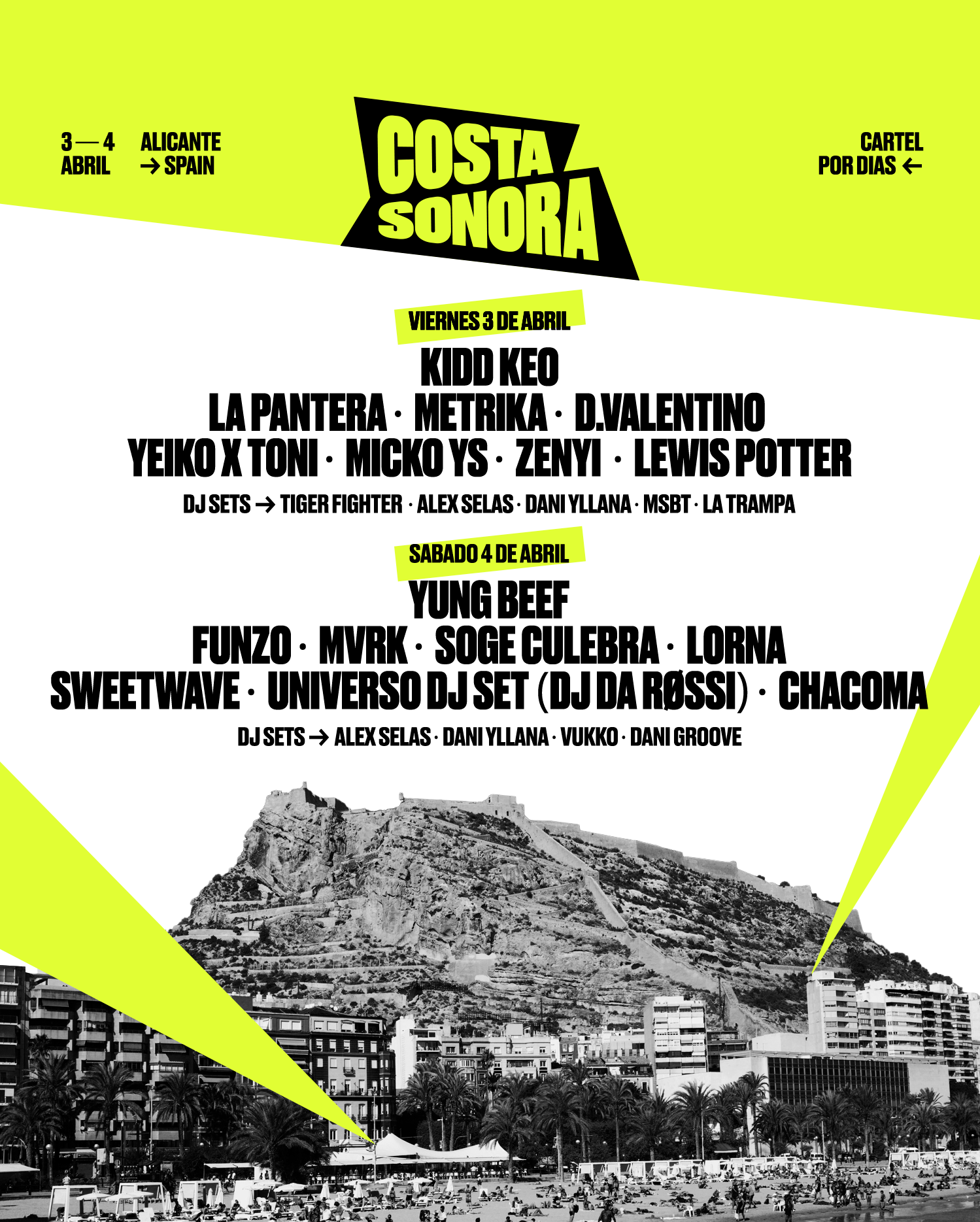 Фестиваль Costa Sonora 2026 в Аликанте: trap, rap, reggaeton и новая городская сцена | FOTKAI