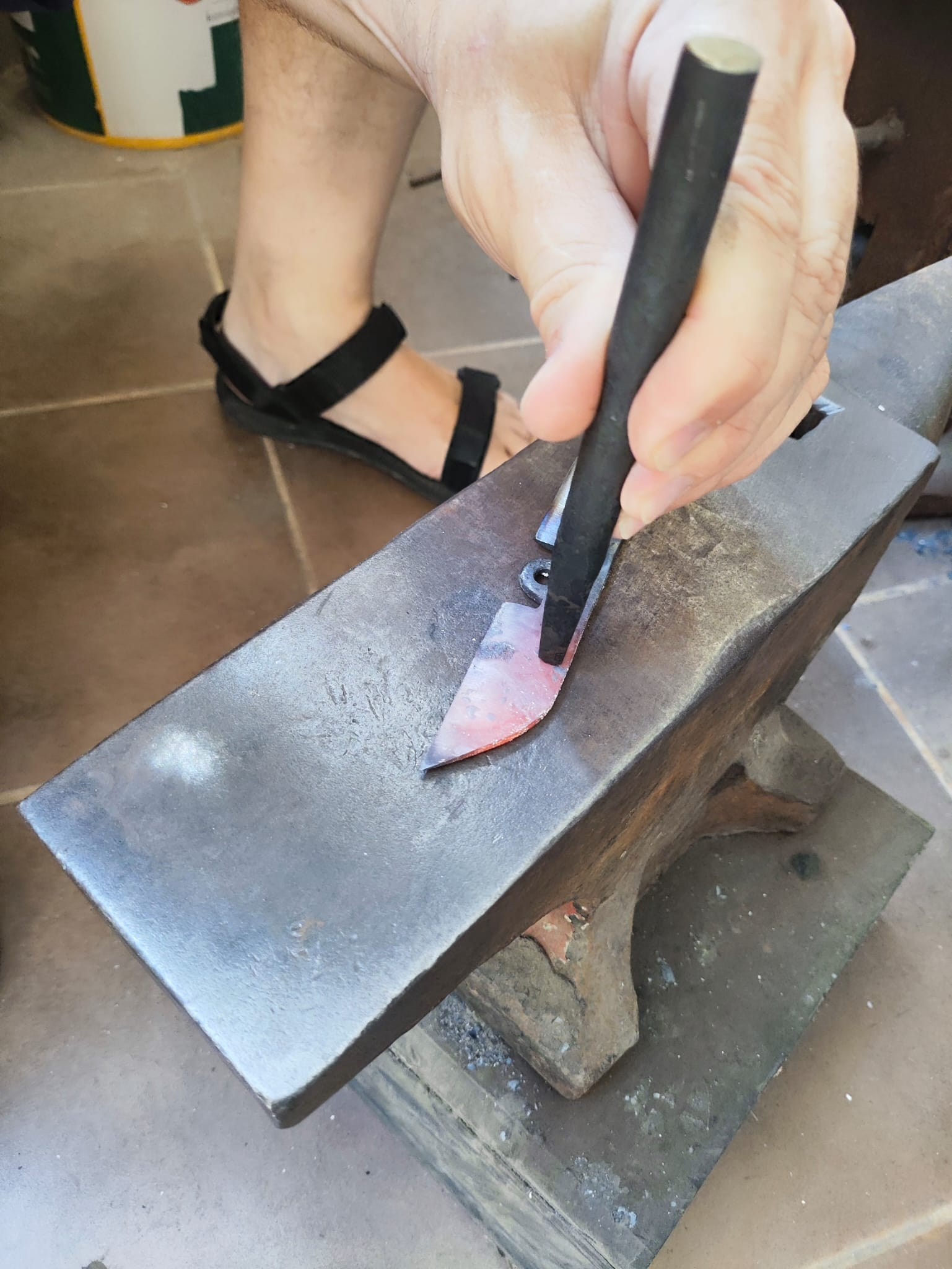 Двухсторонний нож. מועדון השחזור ההיסטורי “נורטמן”