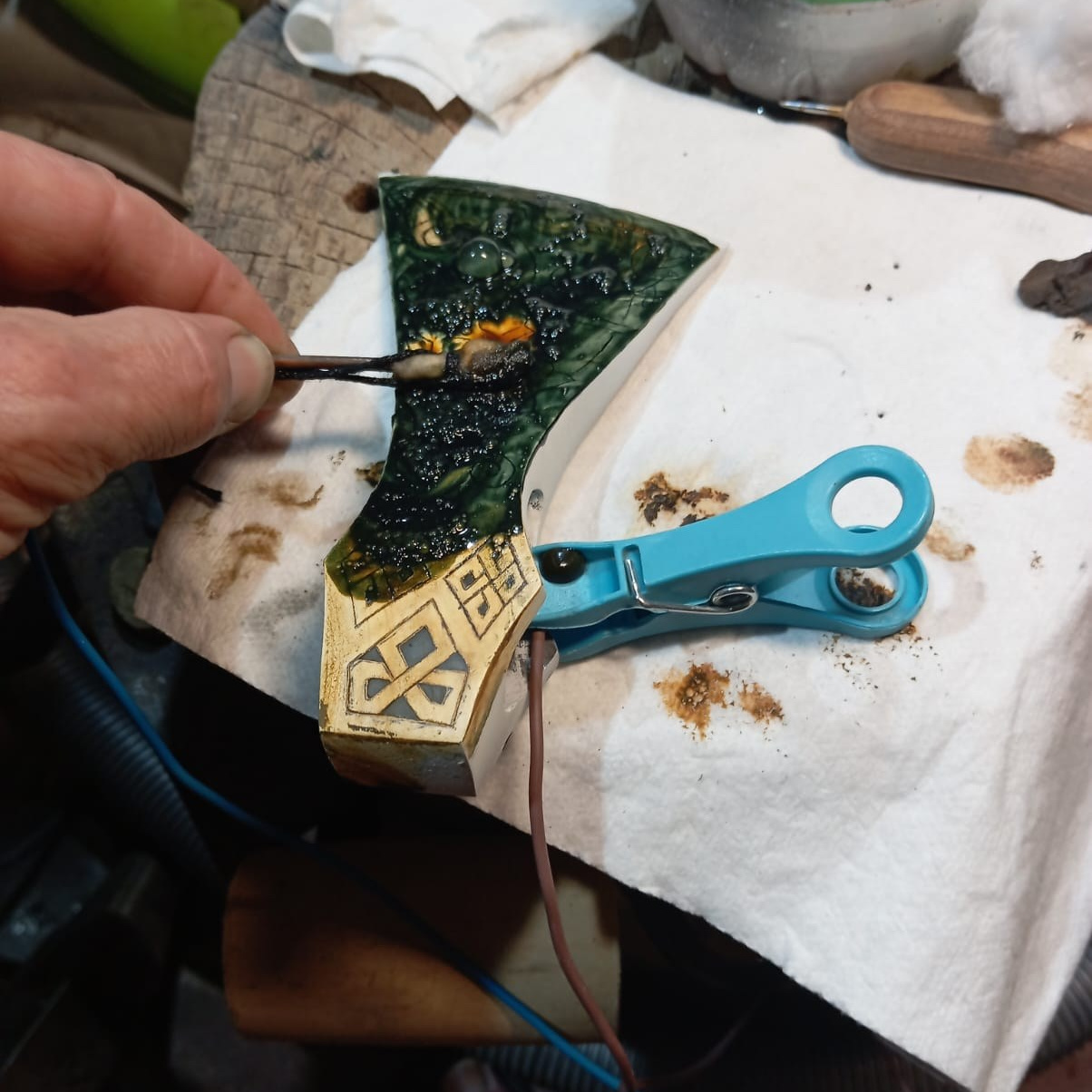 Etched Viking Axe — Norse Weaponry | Nortman Reenactment Club. “Nortman” Club of Historical Reenactment and Stylization