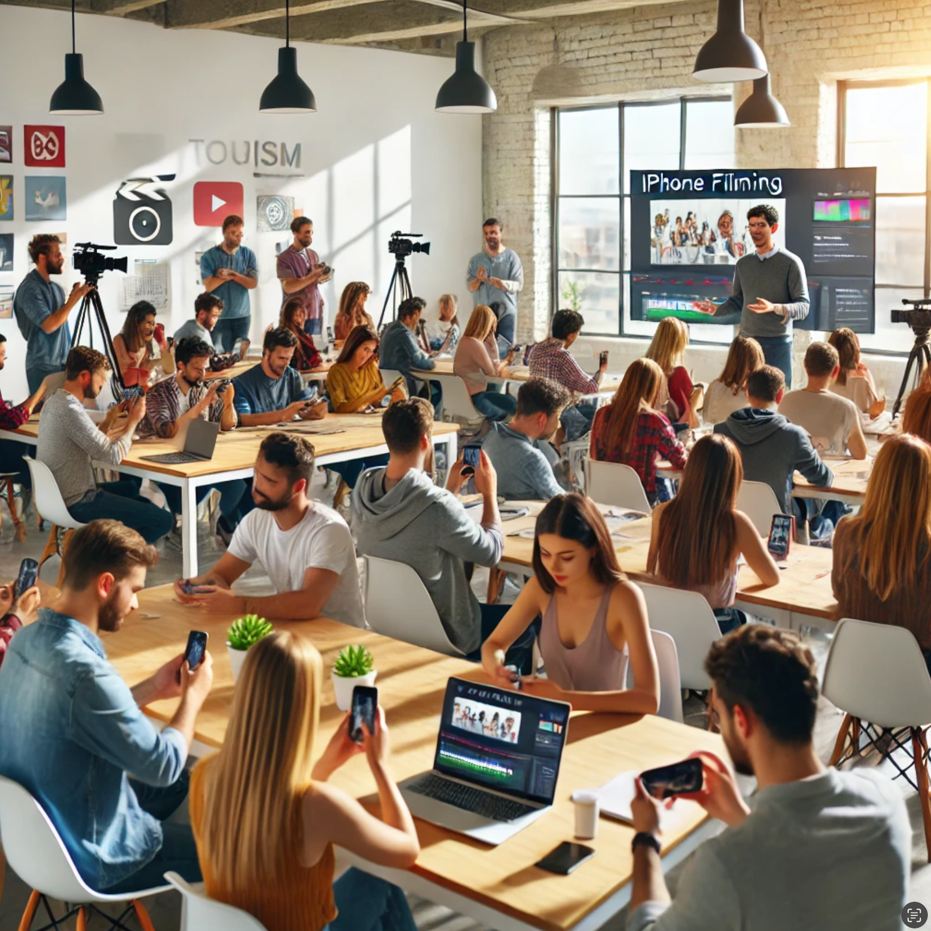 Meistarklase - filmējam ar telefonu. Video shooting and creating with phone, iPhone Video School