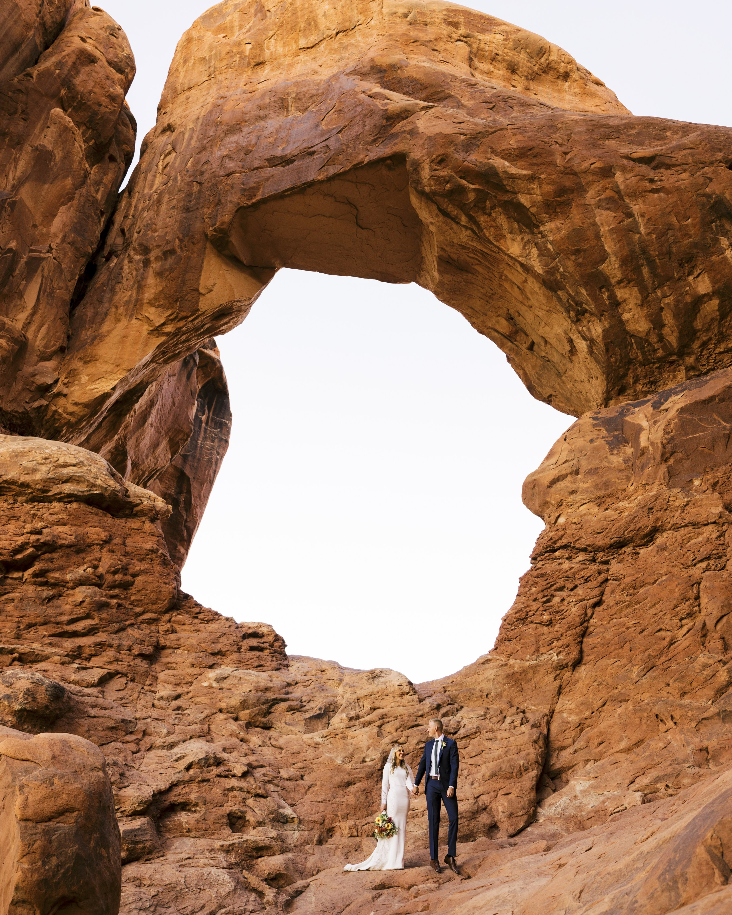 Arches Bridal Photoshoot. Utah Family Photographer