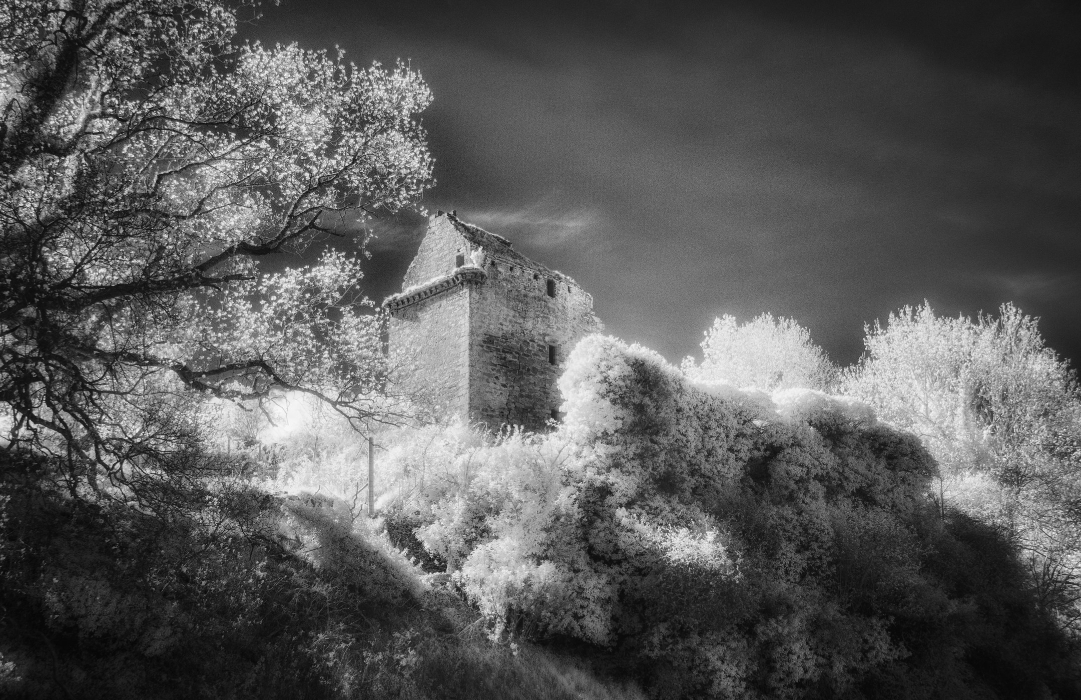Castle Craig. Infrared Scotland