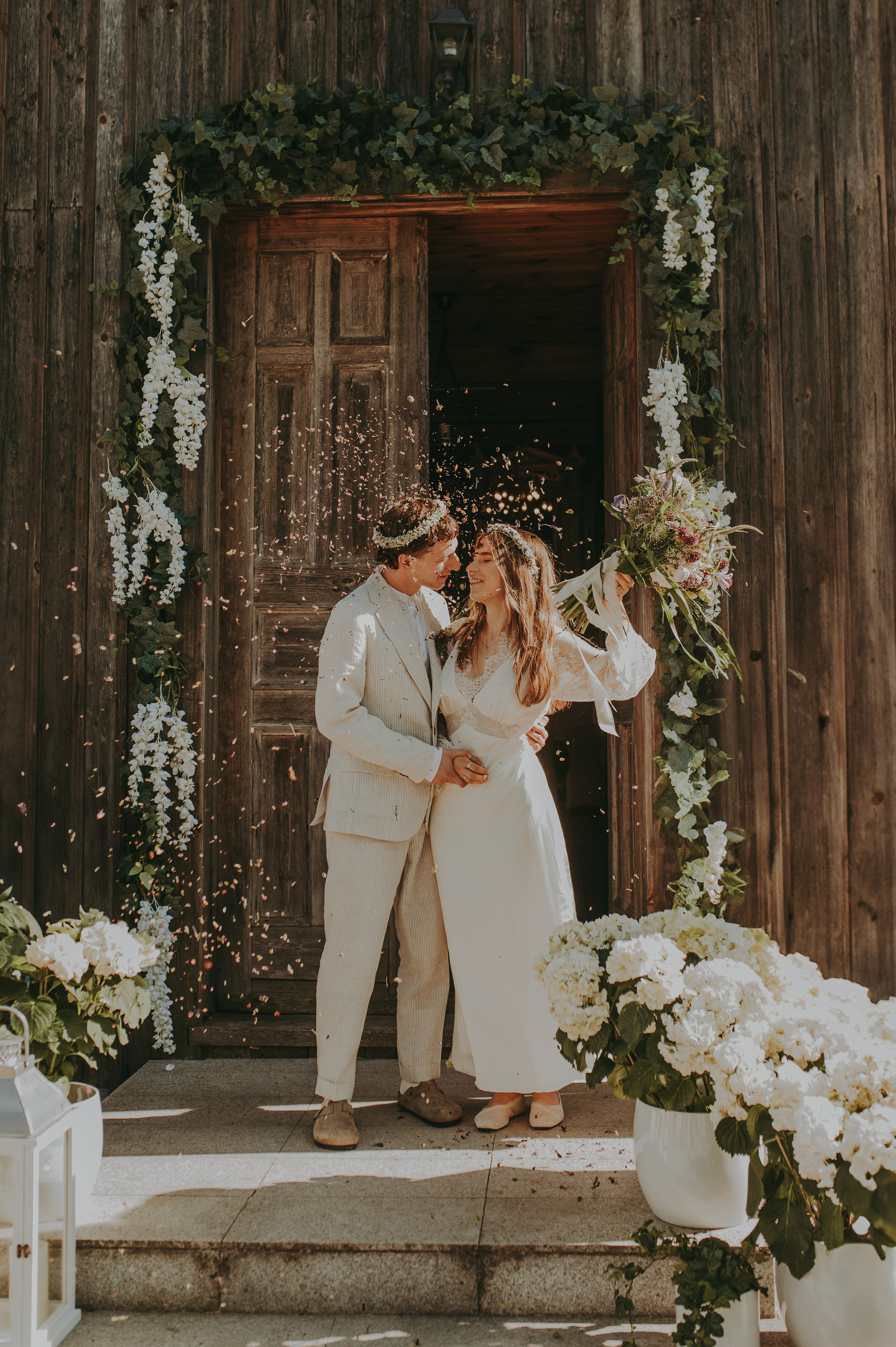 Mania & Andrzej w Folwark Łochów. Naturalnie pięknie - Klaudia Rowicka