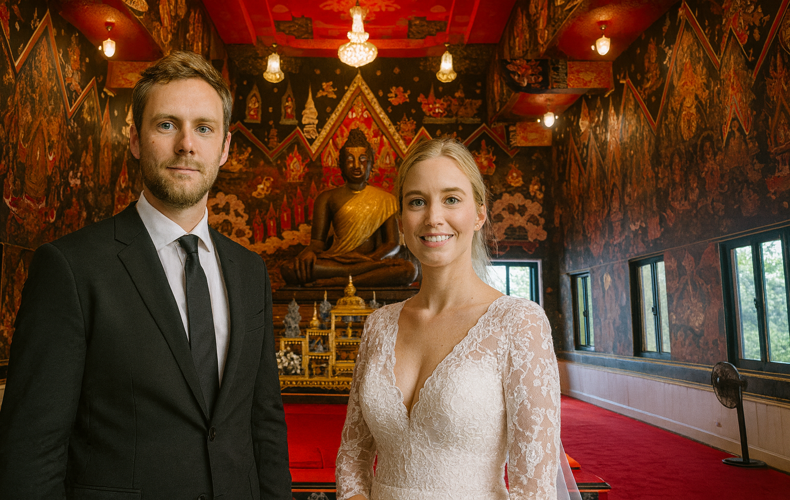 Just for 2. Буддийская свадебная церемония на Самуи, Таиланд