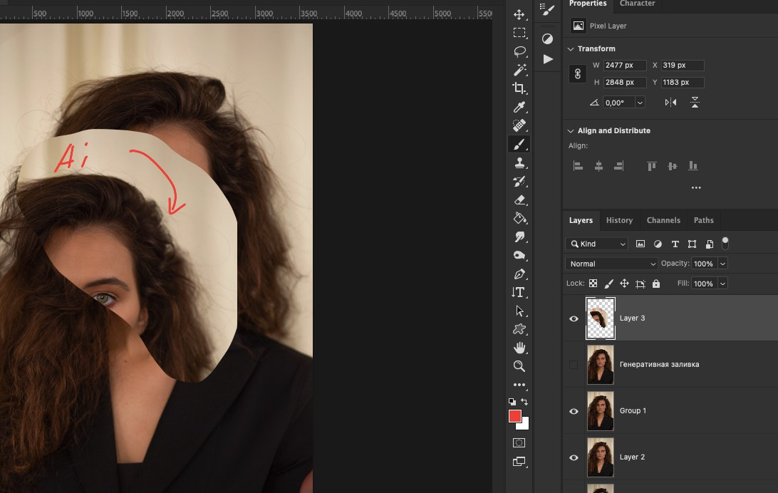 Retouching Training/Headshot Retouching Algorithm. AI Photo Retoucher and Image Restorer Zhanna Ognivo