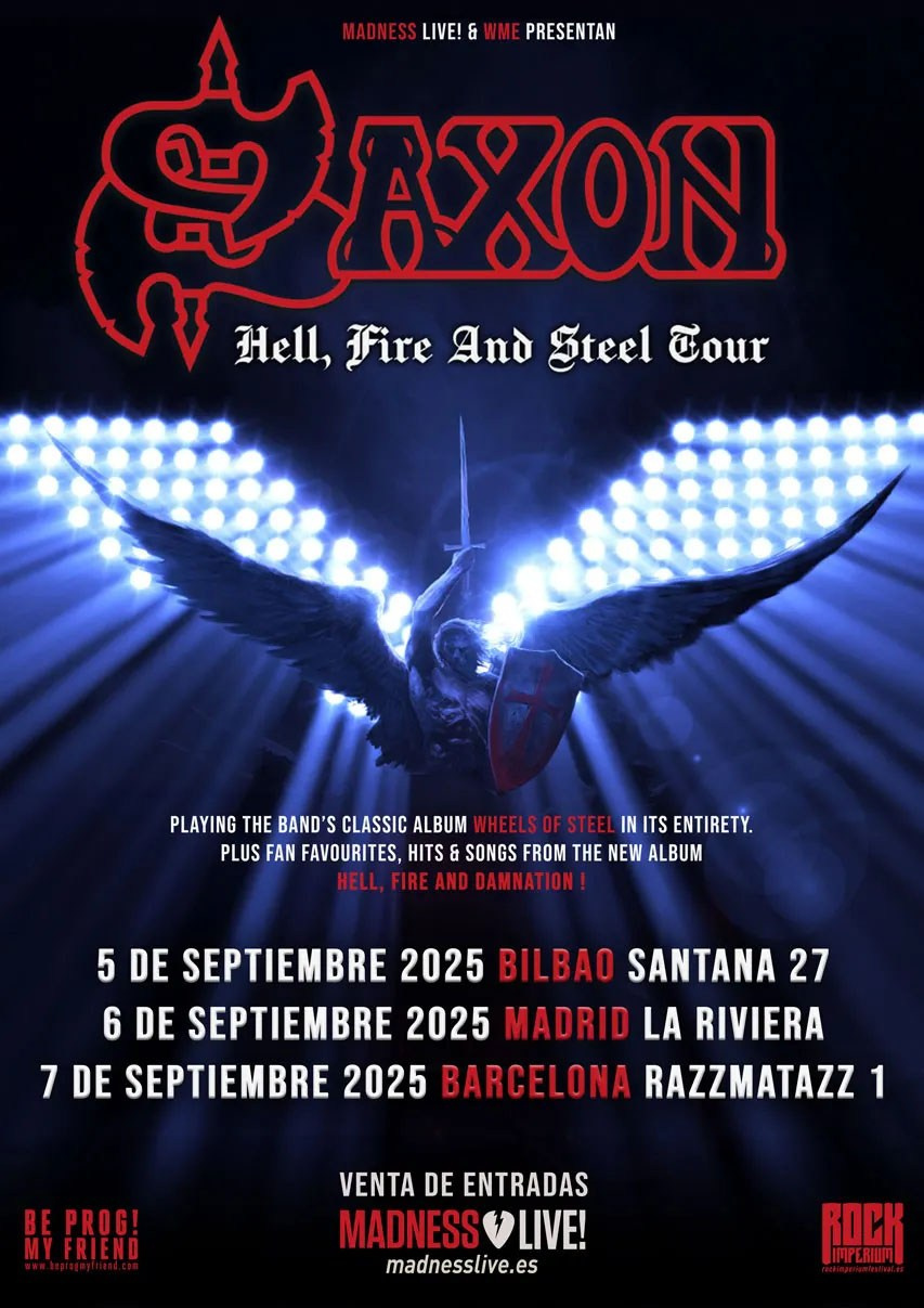 Calendario de conciertos de rock y metal en España – Septiembre 2025 | FOTKAI