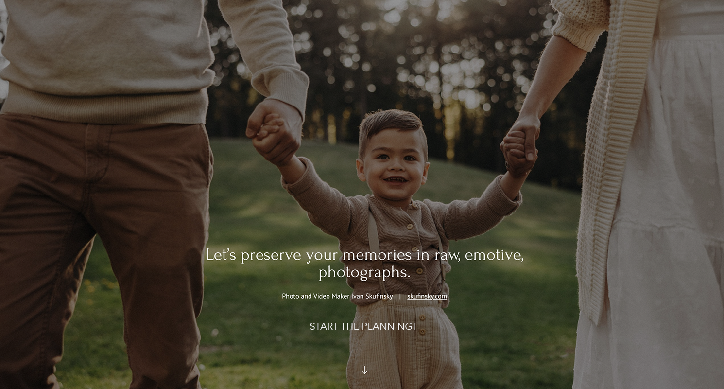 MINI SESSIONS. Ivan Skufinsky — wedding and family photographer in Vancouver