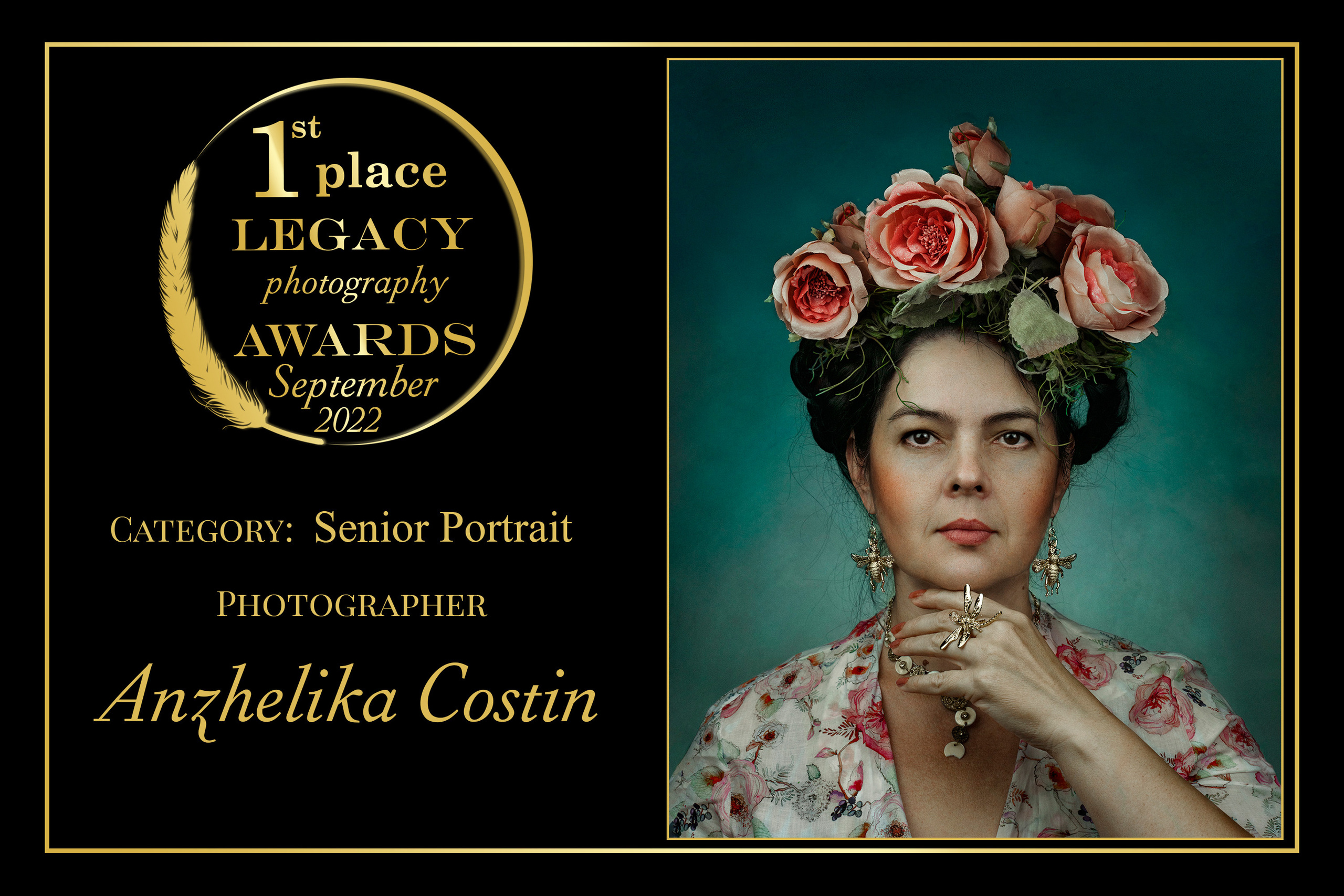Awards Anzhelika Costin. Anzhelika Costin fine art Porträts und Familien Fotografie in Fulda