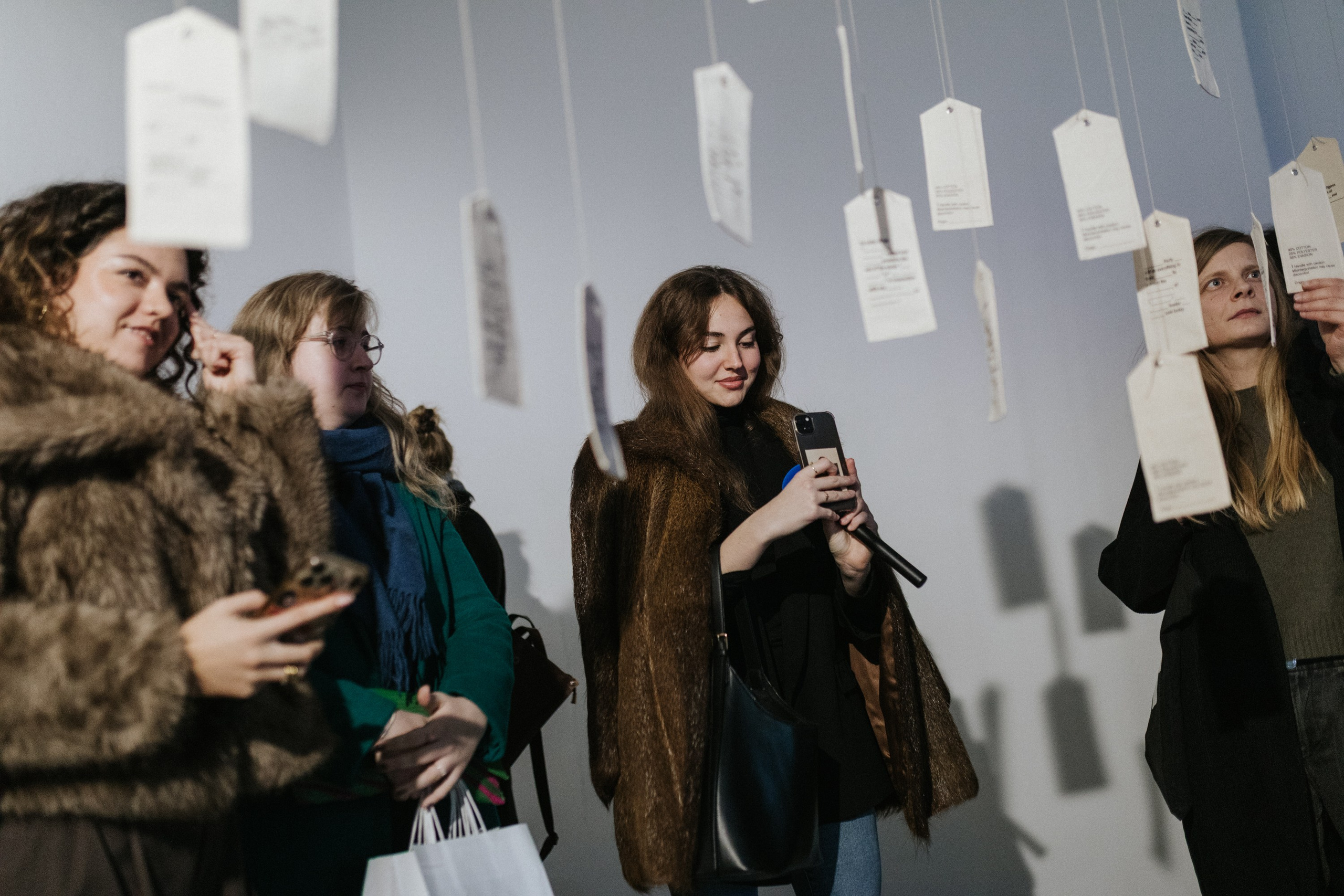 The “Date” and “Object Picket” at the exhibition in the SKC Gallery during the STIFF Festival in Rijeka, Croatia. Daria Goncharova / Conceptual artist
