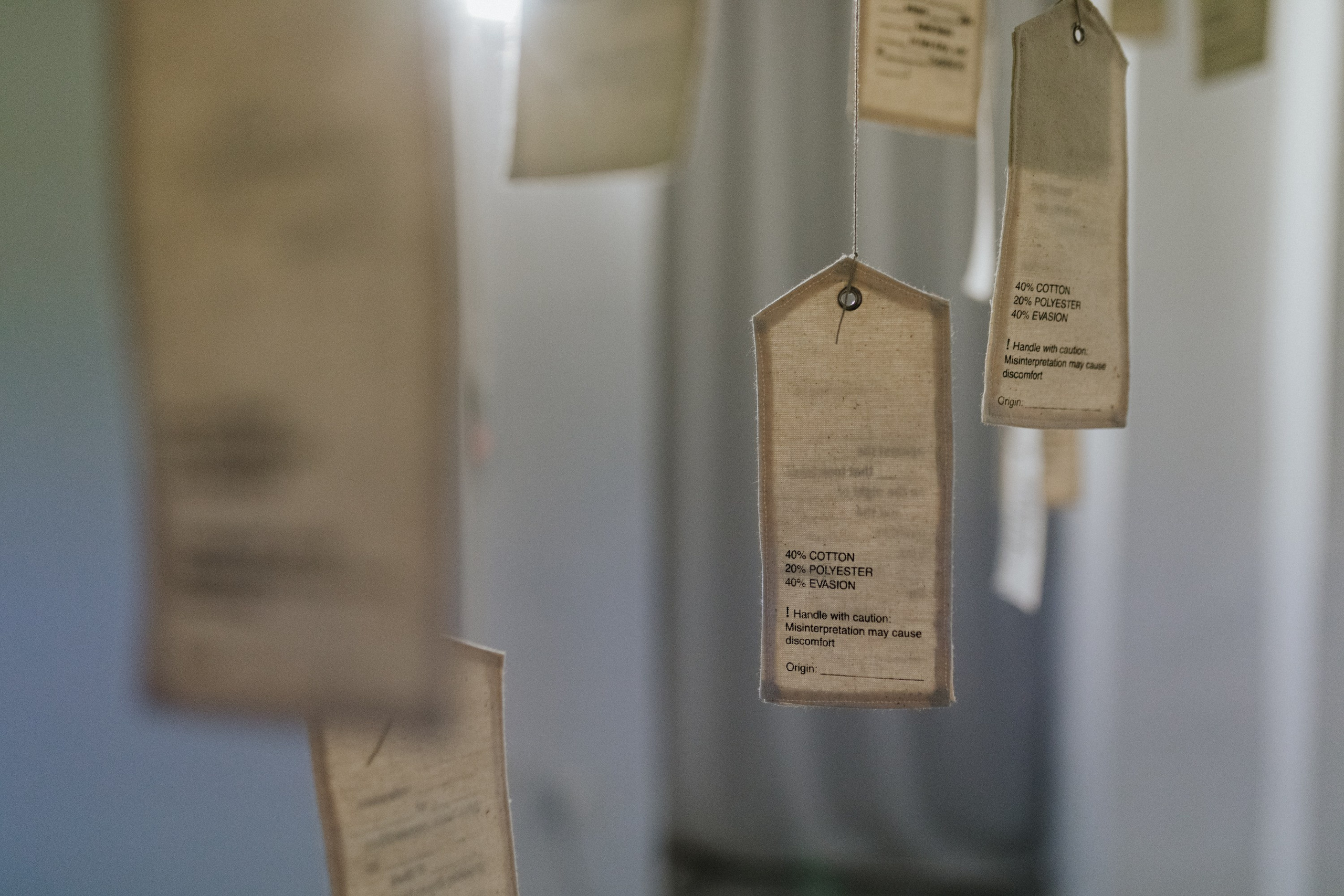 The “Date” and “Object Picket” at the exhibition in the SKC Gallery during the STIFF Festival in Rijeka, Croatia. Daria Goncharova / Conceptual artist