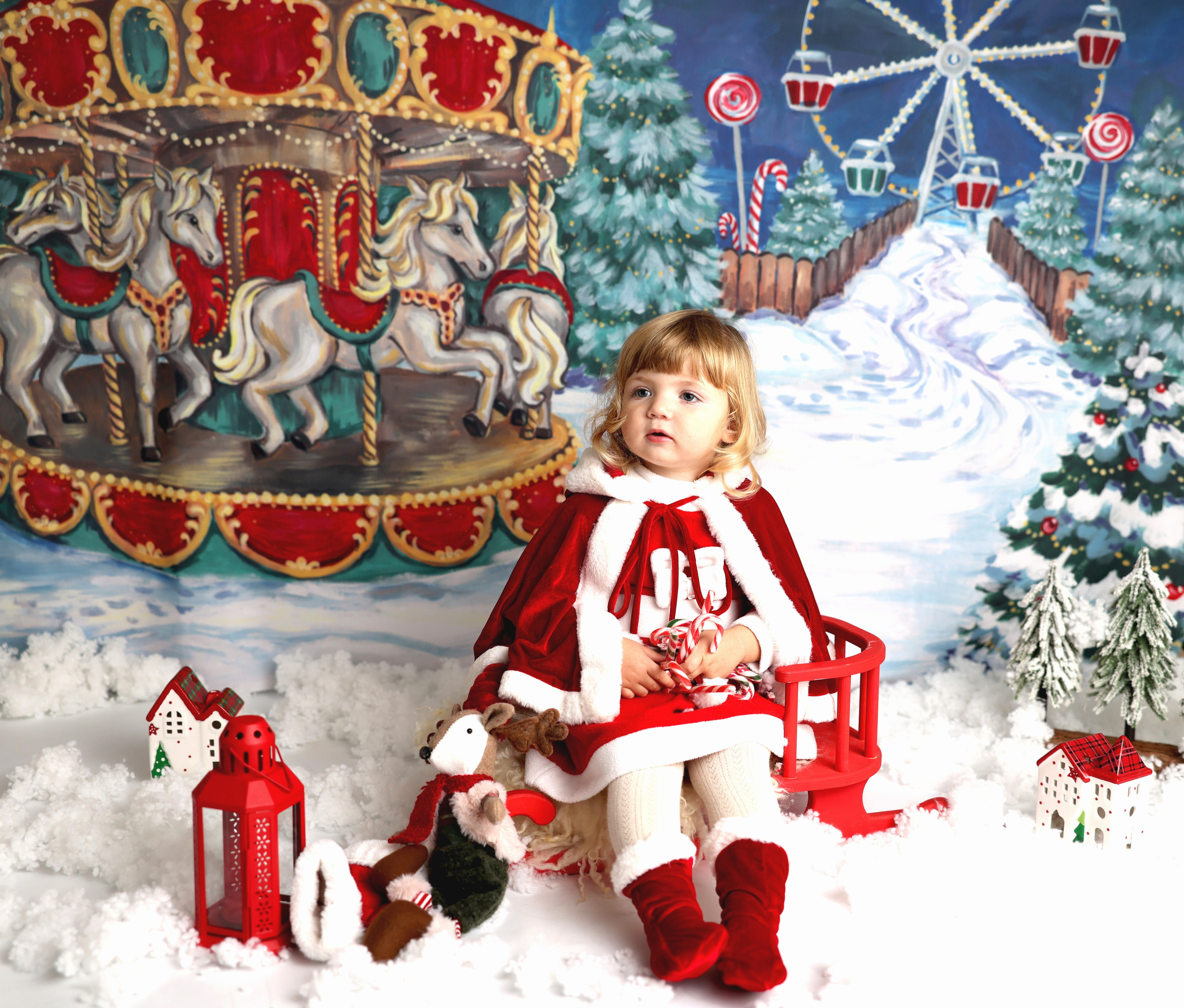 Séance Photo de Noël 2024. Photographe professionelle spécialisée dans la photographie de grosses