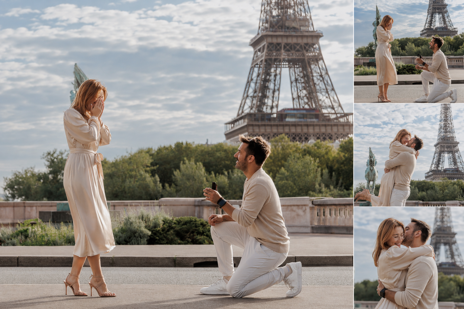 Bir-Hakeim Surprise Proposal Guide: Exact Spot, Paparazzi Scenario & Rain Plan. Photographe à Paris