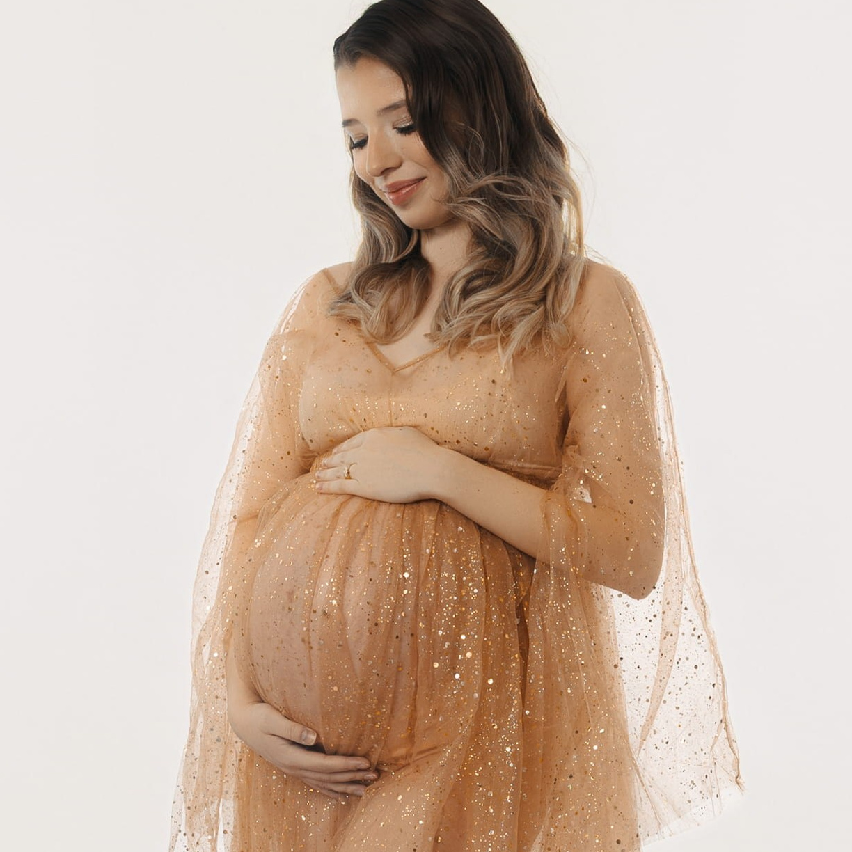 Elegant Studio Maternity Photography in Rotterdam