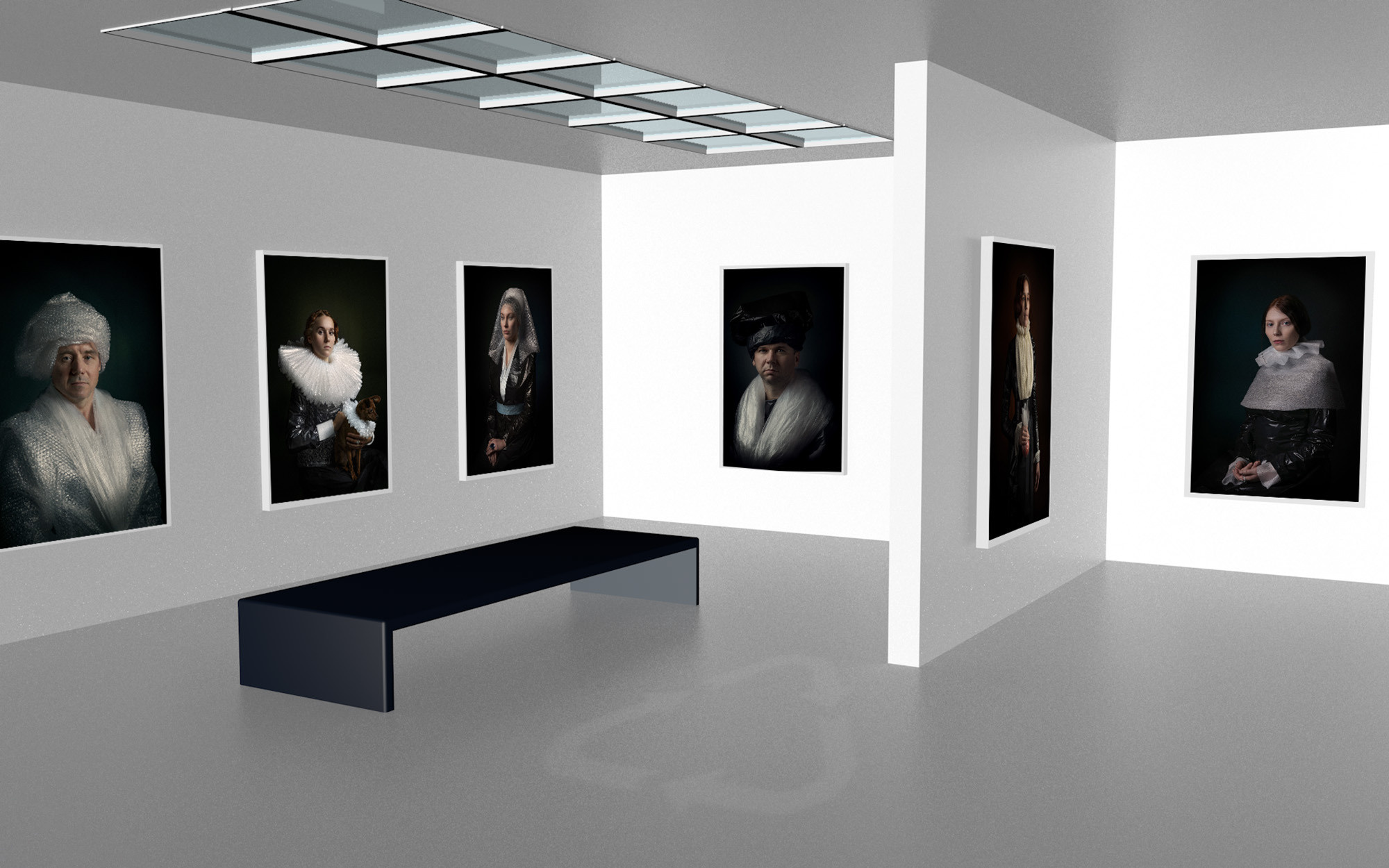 3D model of exhibition, виртуальная выставка