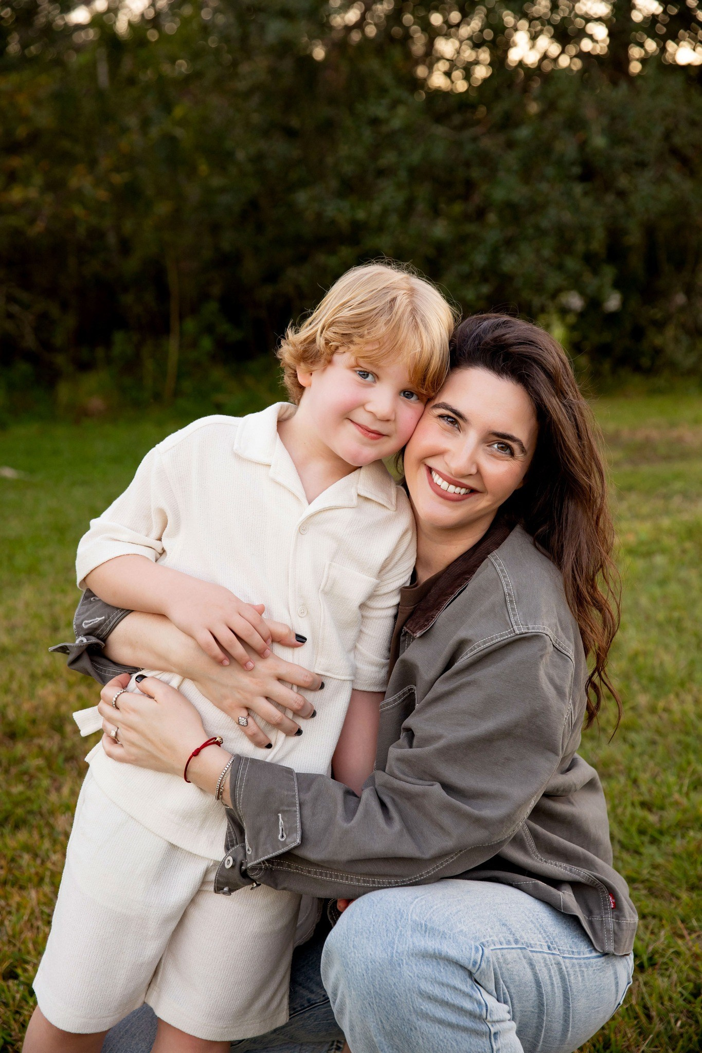 Extended family session in a park. Miami Family and Event Photographer
