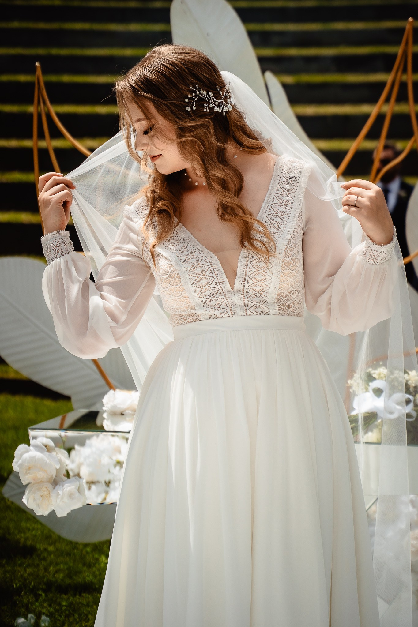 Portret mireasa happy