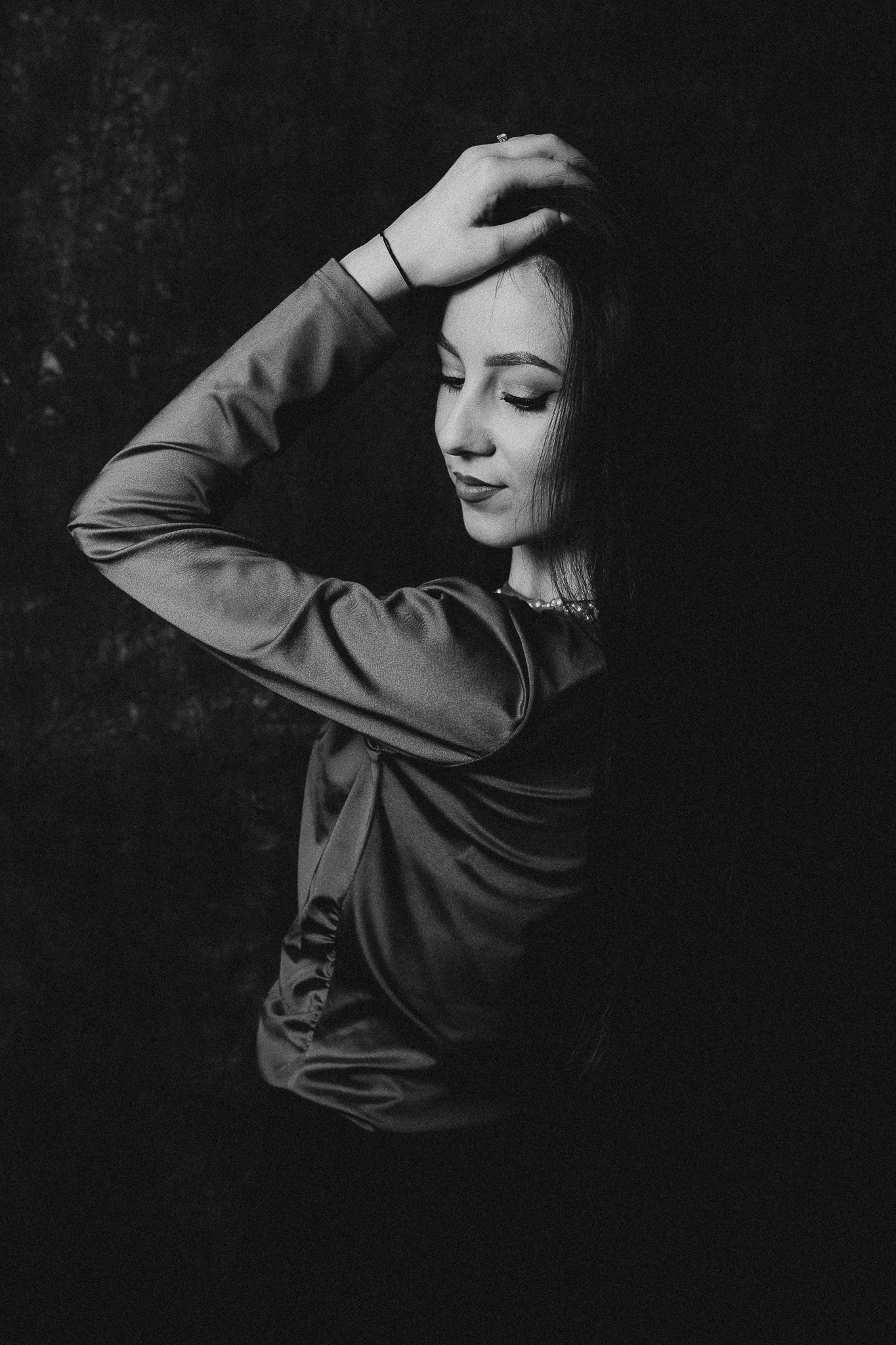 Sedinta foto studio alb negru