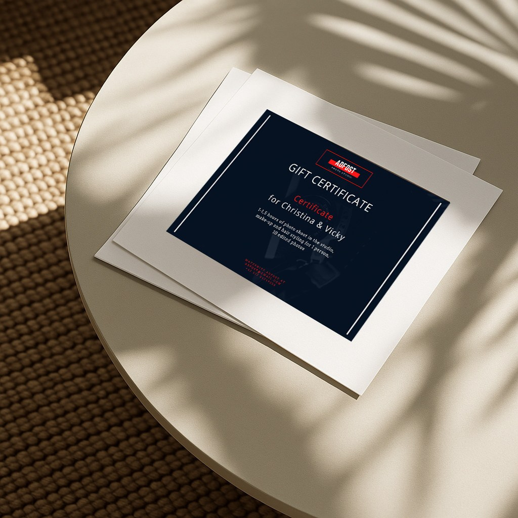 Geschenkgutschein für Fotoshooting