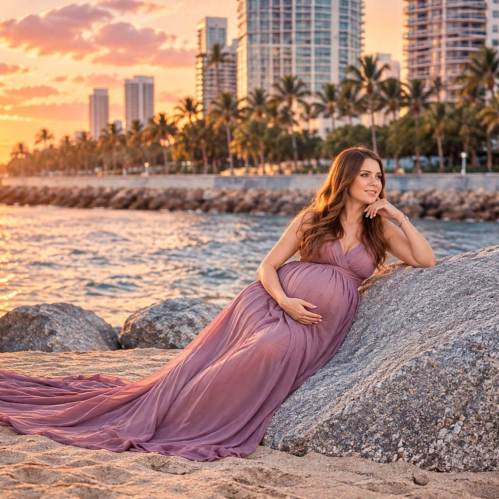 Miami Maternity Photography Prices | Ksenia Derzkaya
