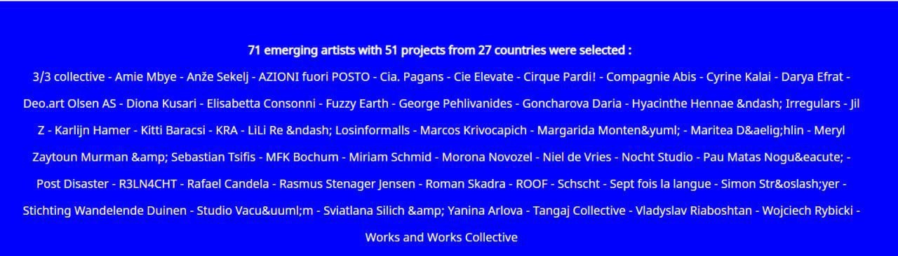 My project was selected by the European program PLATFORM by IN SITU. Daria Goncharova / Conceptual artist