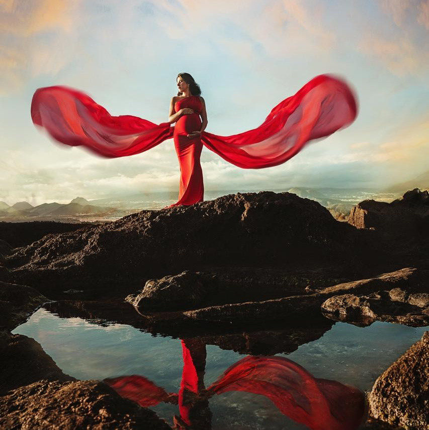 Sesión de embarazo en Tenerife – Fotos maternidad en la naturaleza. Tania Bonnet | Fotógrafa en Tenerife | Flying Dress & Family Photographer