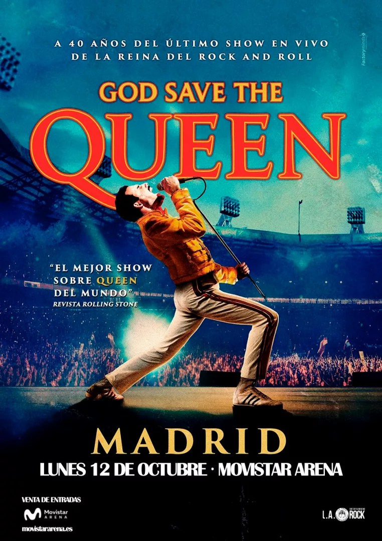 God Save The Queen en Madrid: concierto tributo a Queen en Movistar Arena y 40 años de rock | FOTKAI