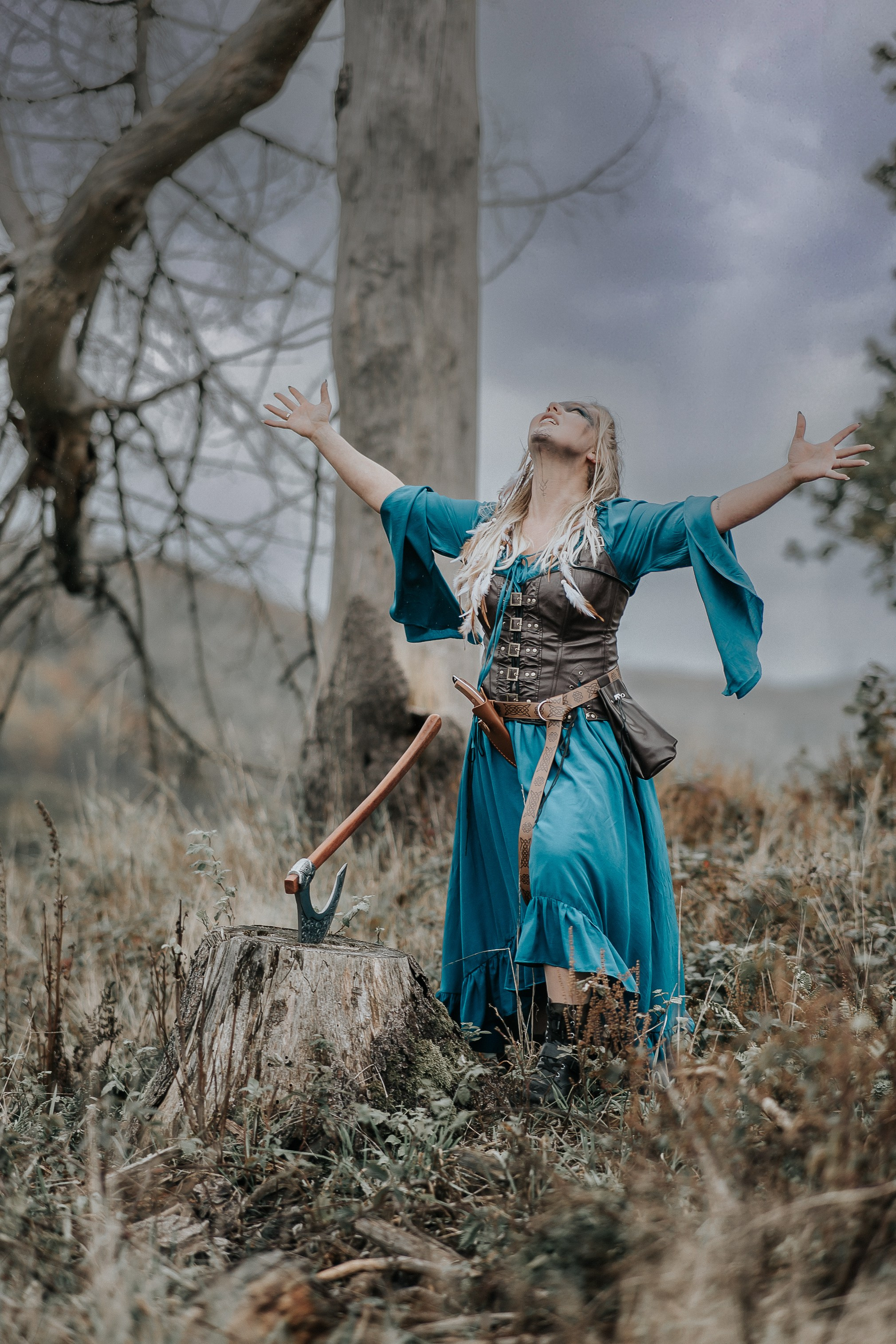 Wikinger-Fotoshooting. Fotograf NRW aus Wickede Ruhr, Milla Kunst