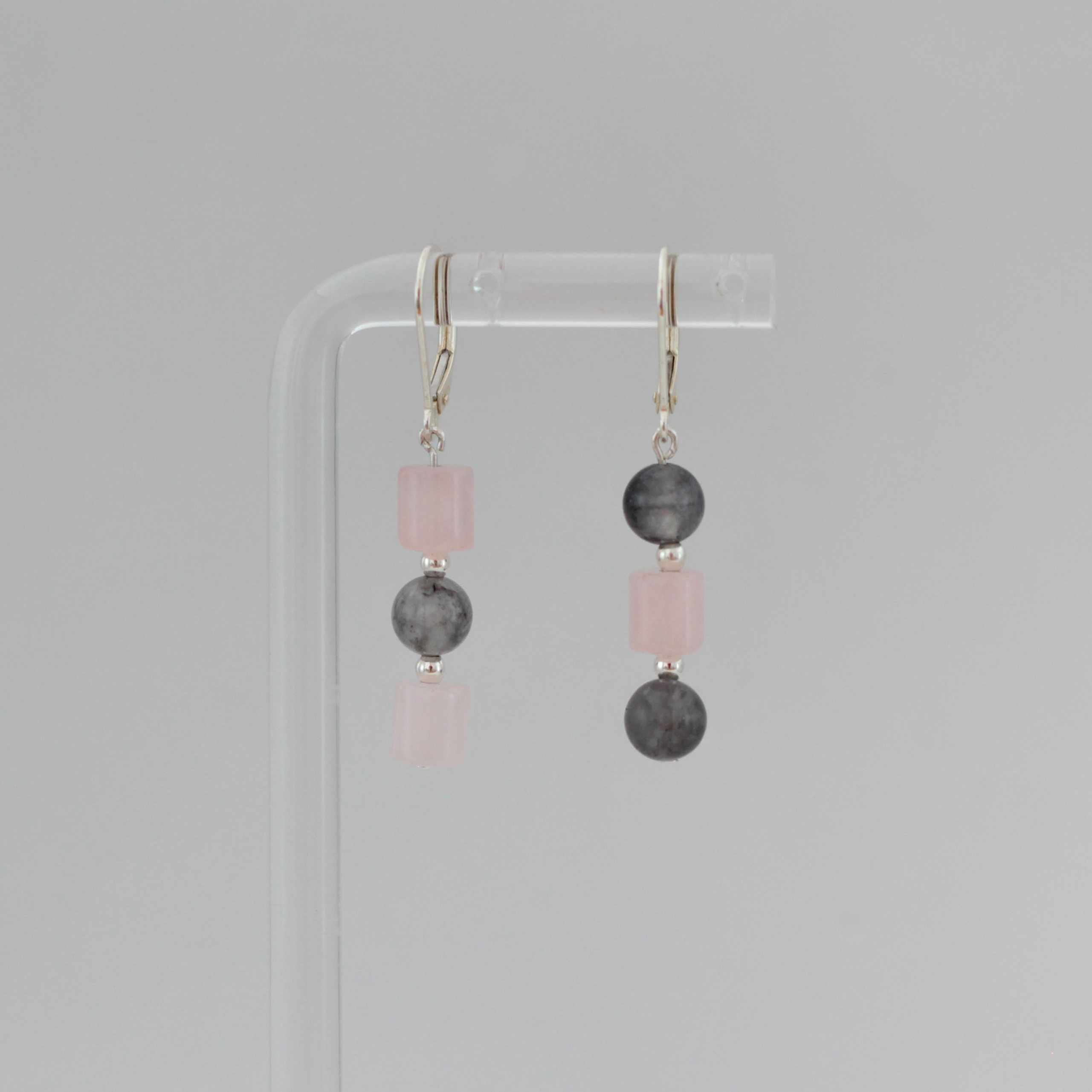 Pink Mist Earrings Серьги Розовый туман