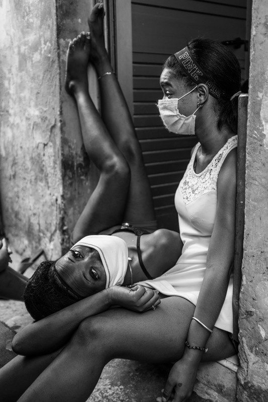 Day-to-day life in Los Sitios county, Centro Habana district, Havana, Cuba. 2020