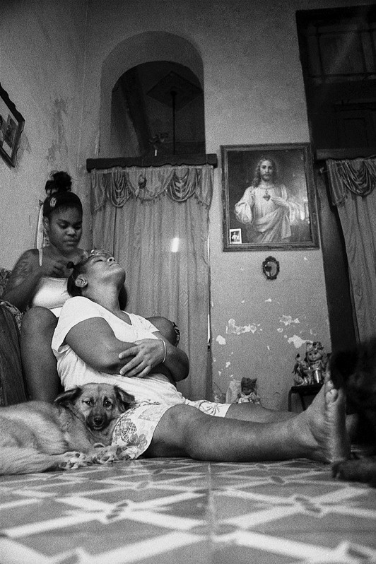 Intimate, everyday life in the neighbourhoods of Los Sitios, Centro Habana district, Havana, Cuba. 2023