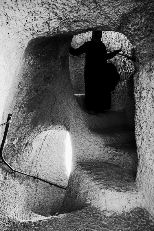 The Bamyan Caves are a vast complex of Buddhist monasteries, chapels and shrines along the valley foothills, near Bamyan, Afghanistan. 2024