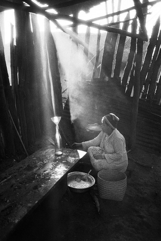 Local cuisine, Camp Robin, Ambohimahasoa district, Haute Matsiatra region, Fianarantsoa province, Republic of Madagascar. 1989
